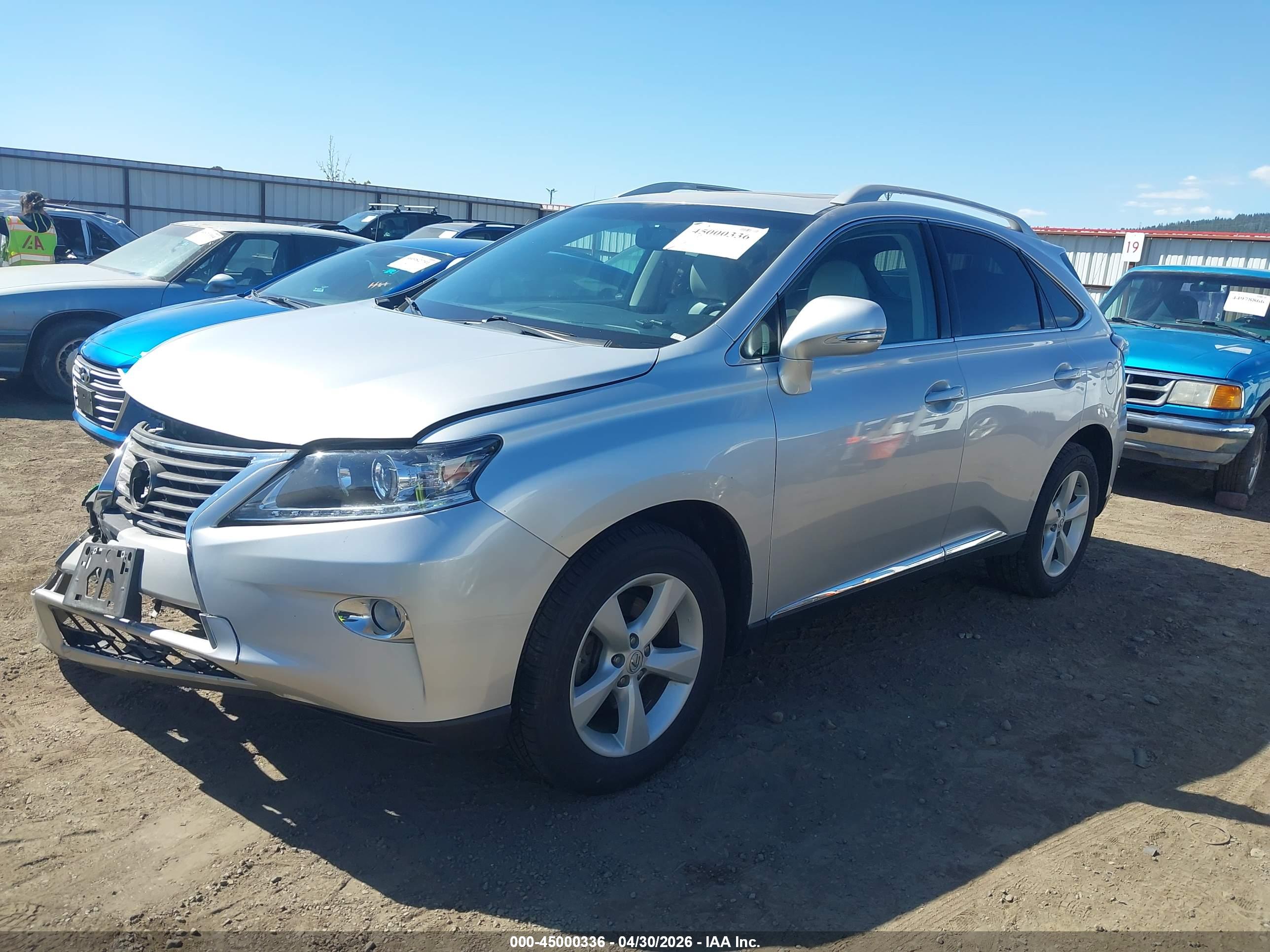 2013 LEXUS RX — VIN 2T2BK1BA1DC179364 — photo 2