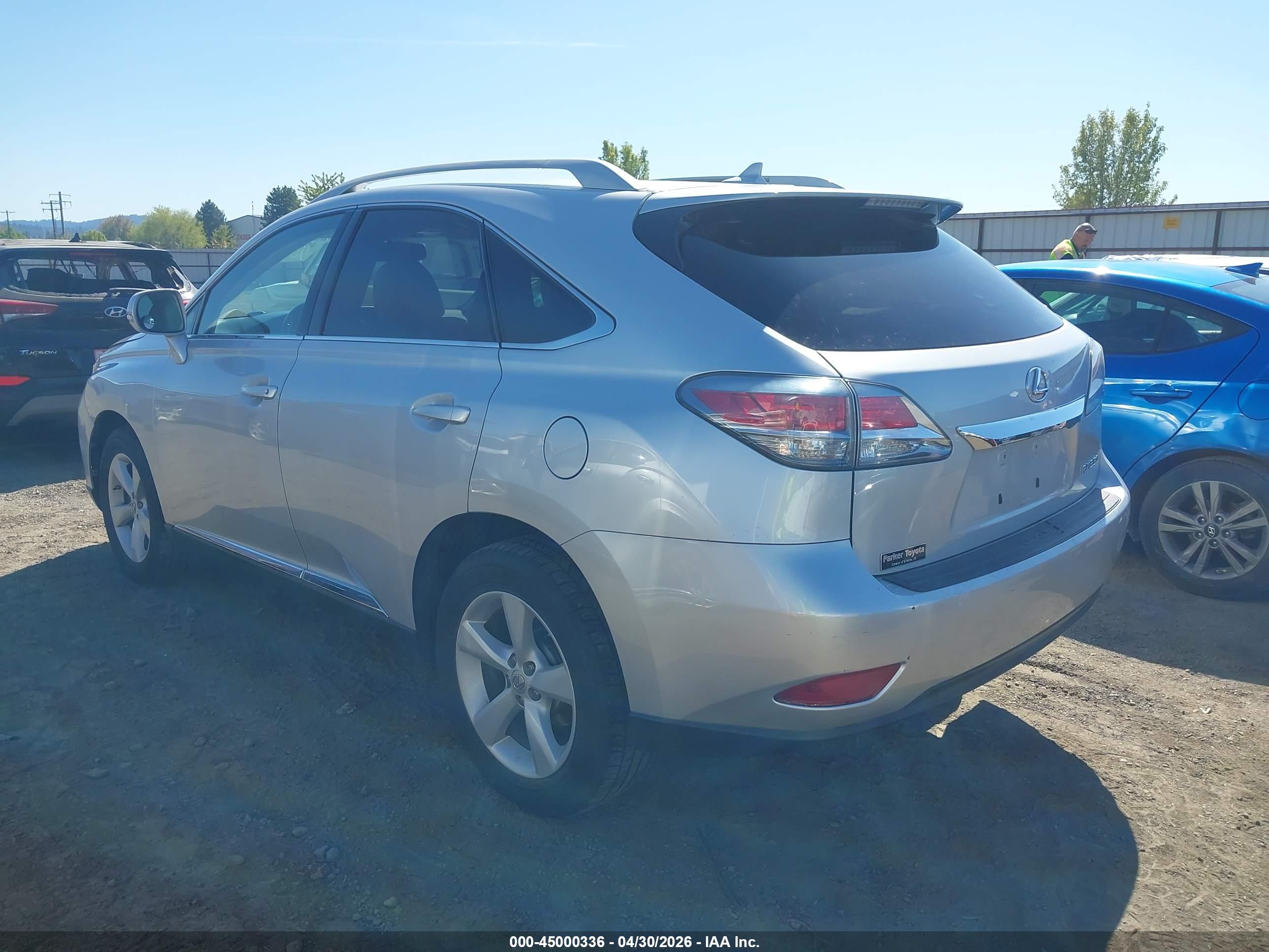 2013 LEXUS RX — VIN 2T2BK1BA1DC179364 — photo 3