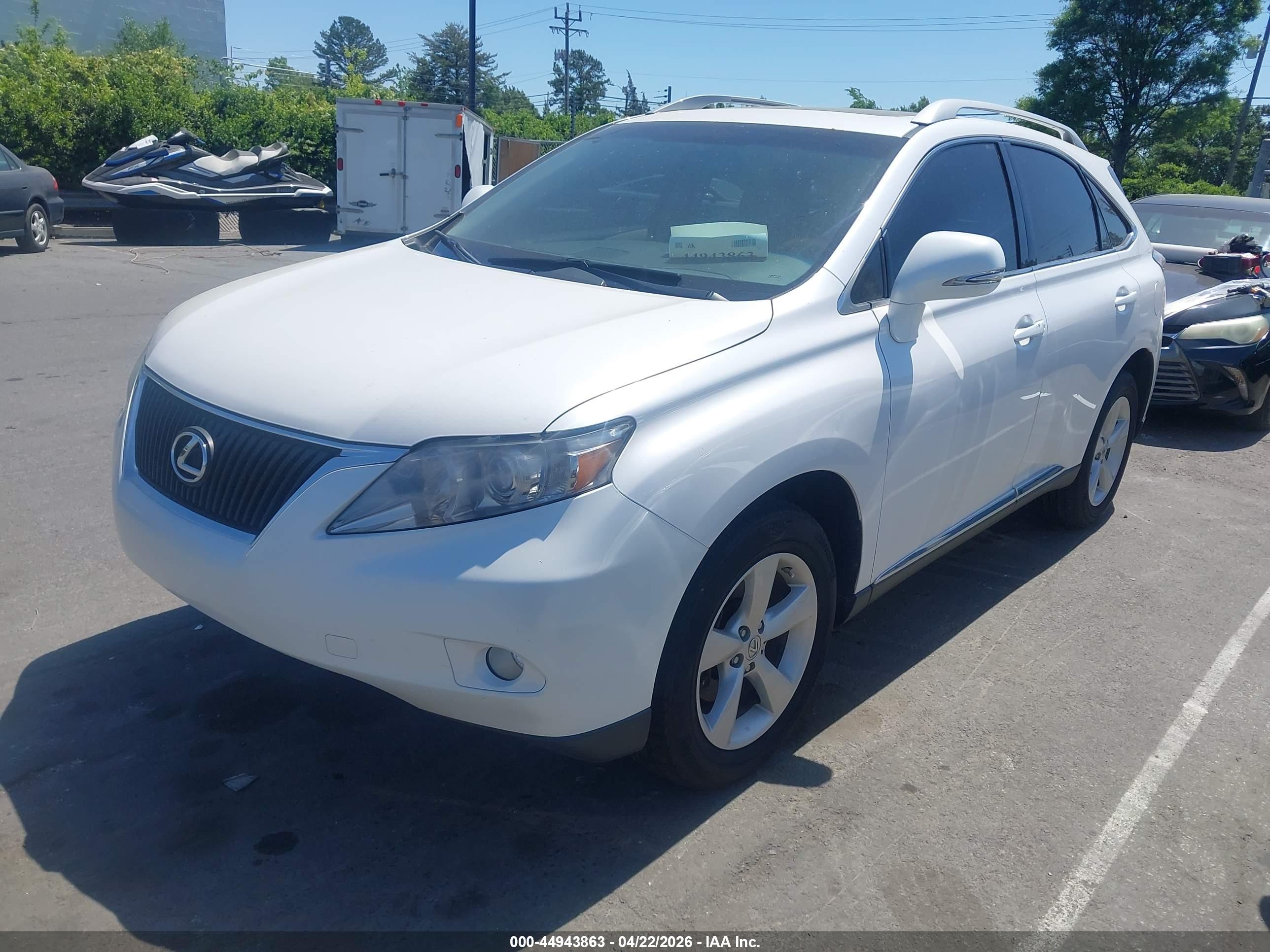 2011 LEXUS RX — VIN 2T2BK1BA8BC101032 — photo 2