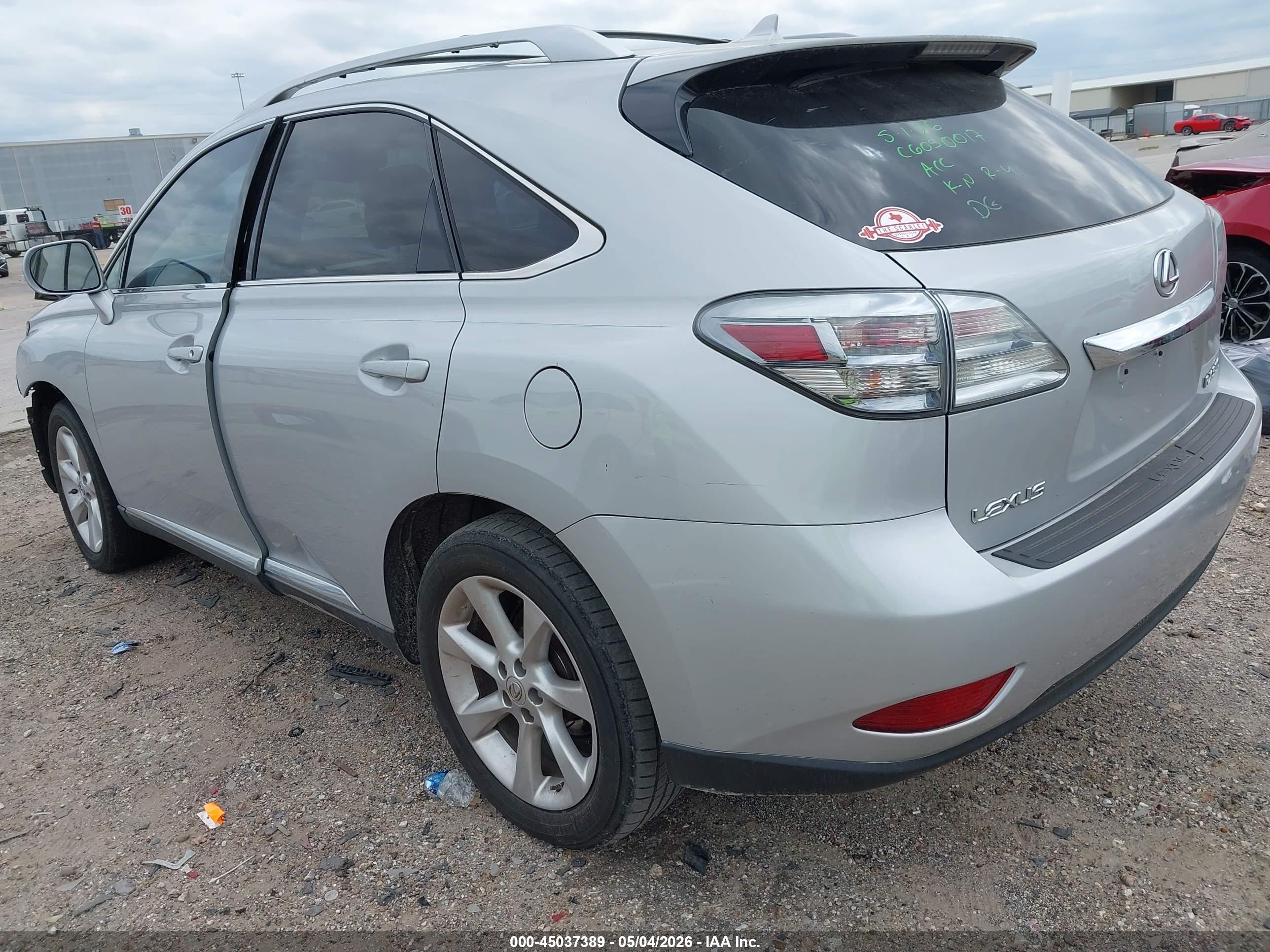 2010 LEXUS RX — VIN 2T2ZK1BA4AC006822 — photo 3