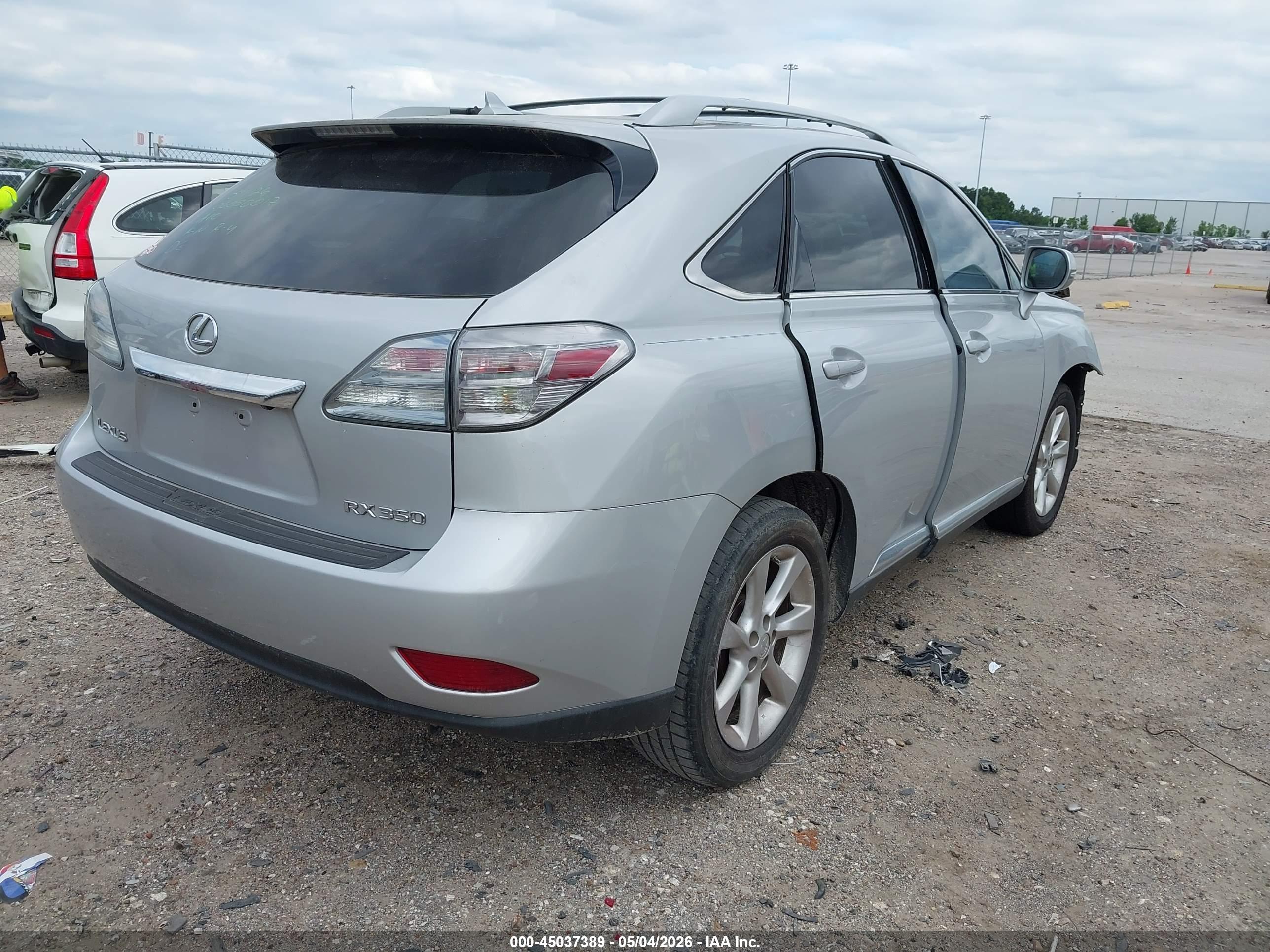 2010 LEXUS RX — VIN 2T2ZK1BA4AC006822 — photo 4