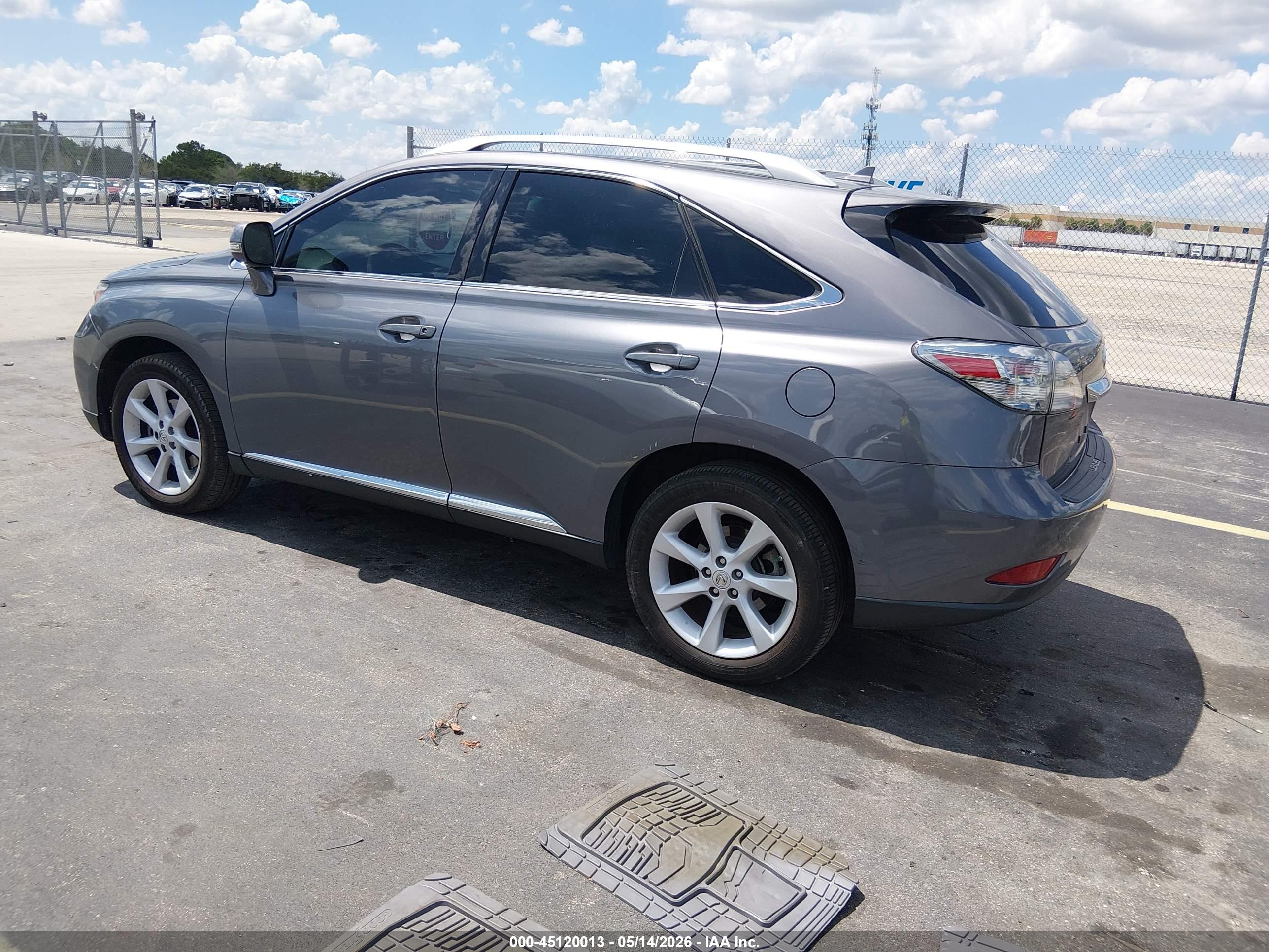 2012 LEXUS RX — VIN 2T2ZK1BA5CC072864 — photo 3