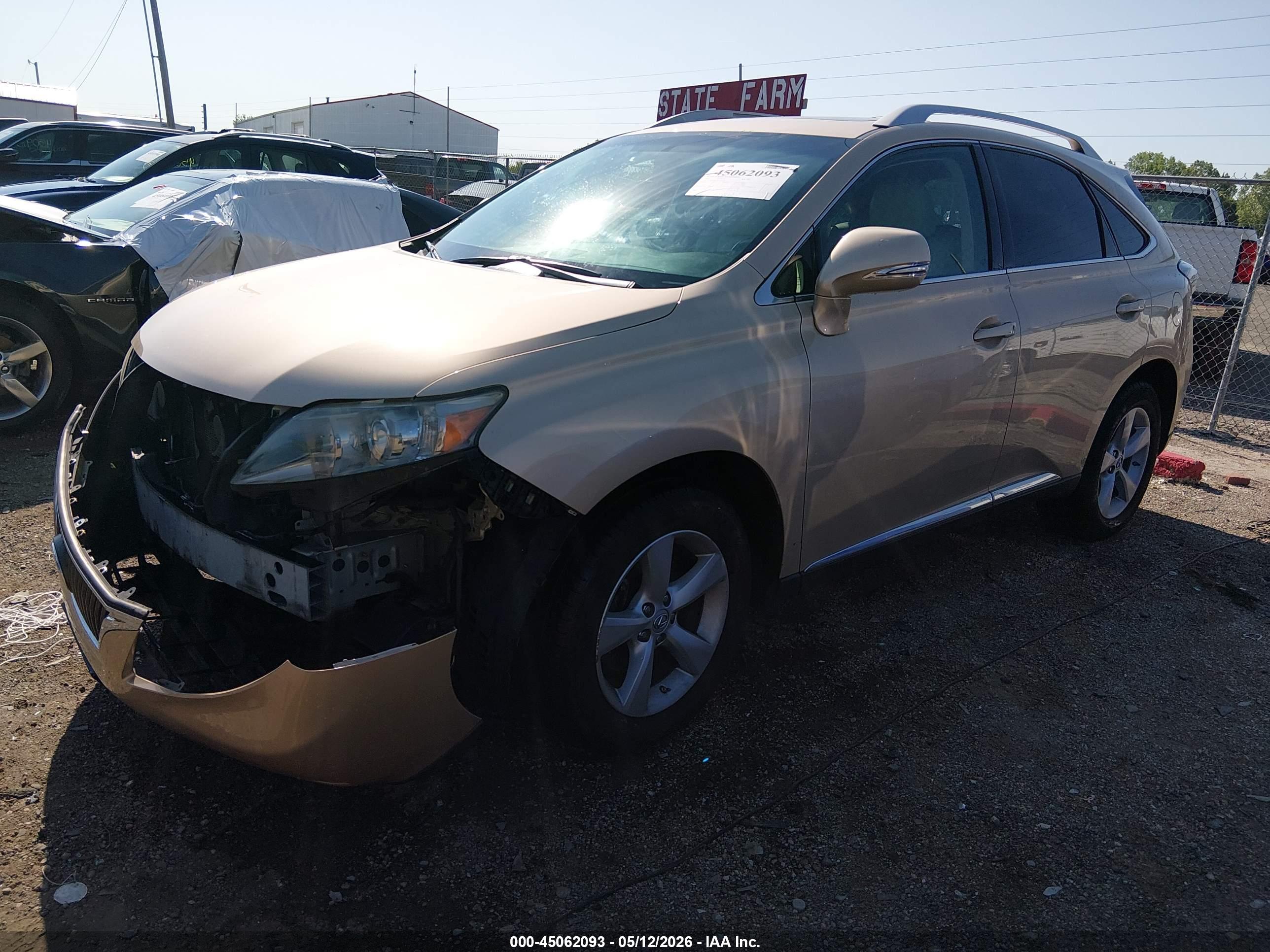 2010 LEXUS RX — VIN 2T2BK1BA2AC008196 — photo 2