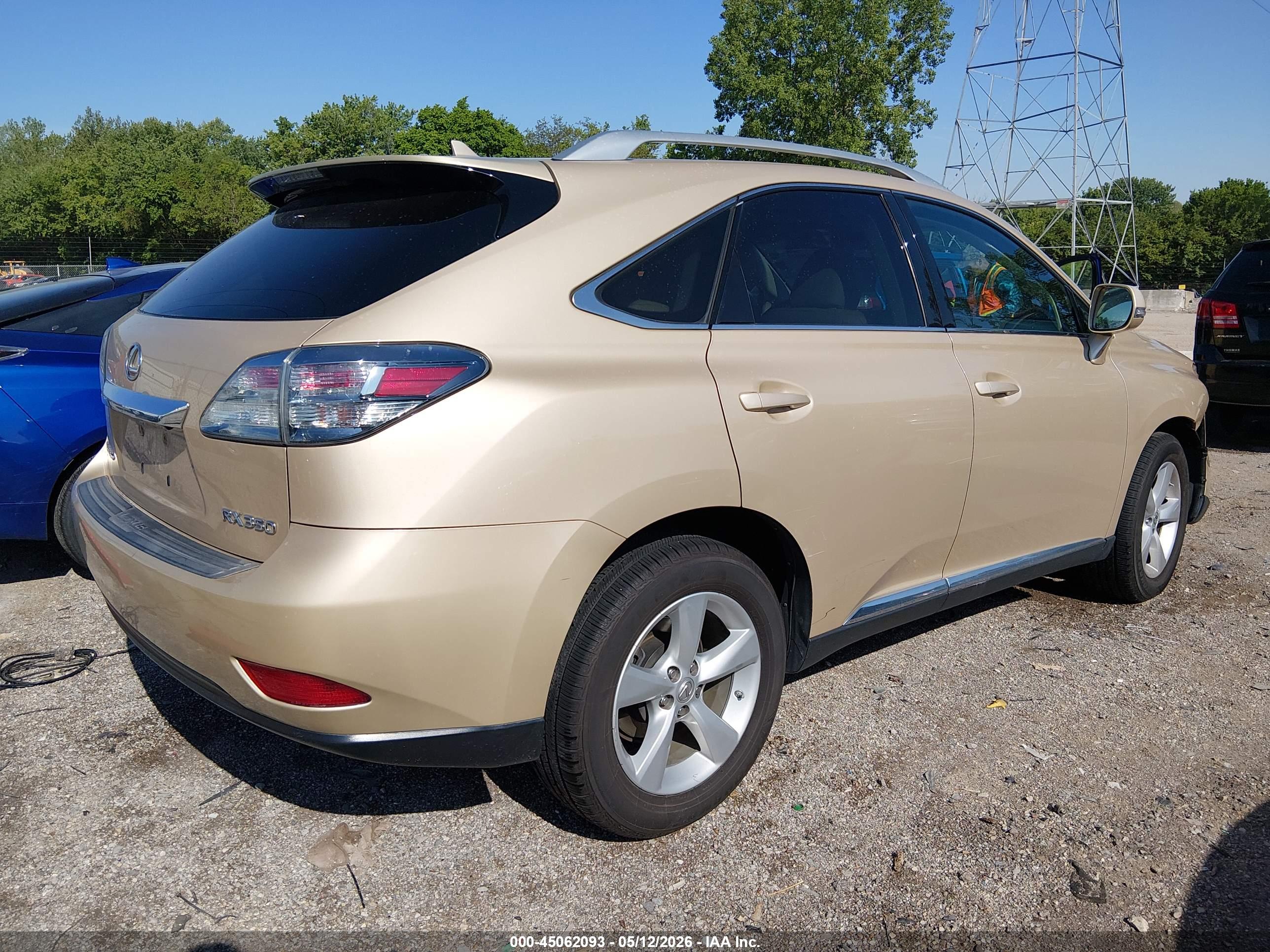 2010 LEXUS RX — VIN 2T2BK1BA2AC008196 — photo 4