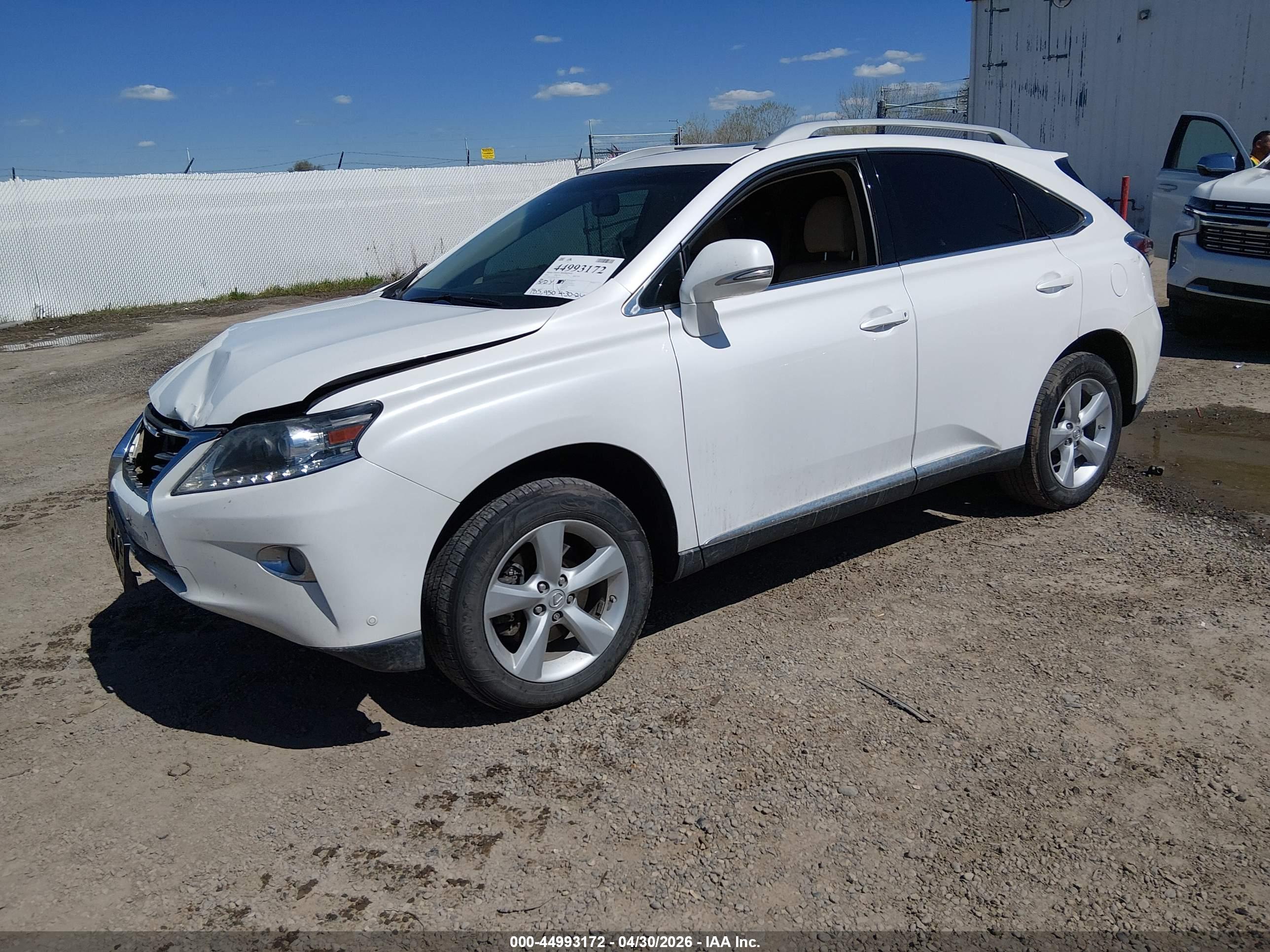 2014 LEXUS RX — VIN 2T2BK1BA4EC233449 — photo 2