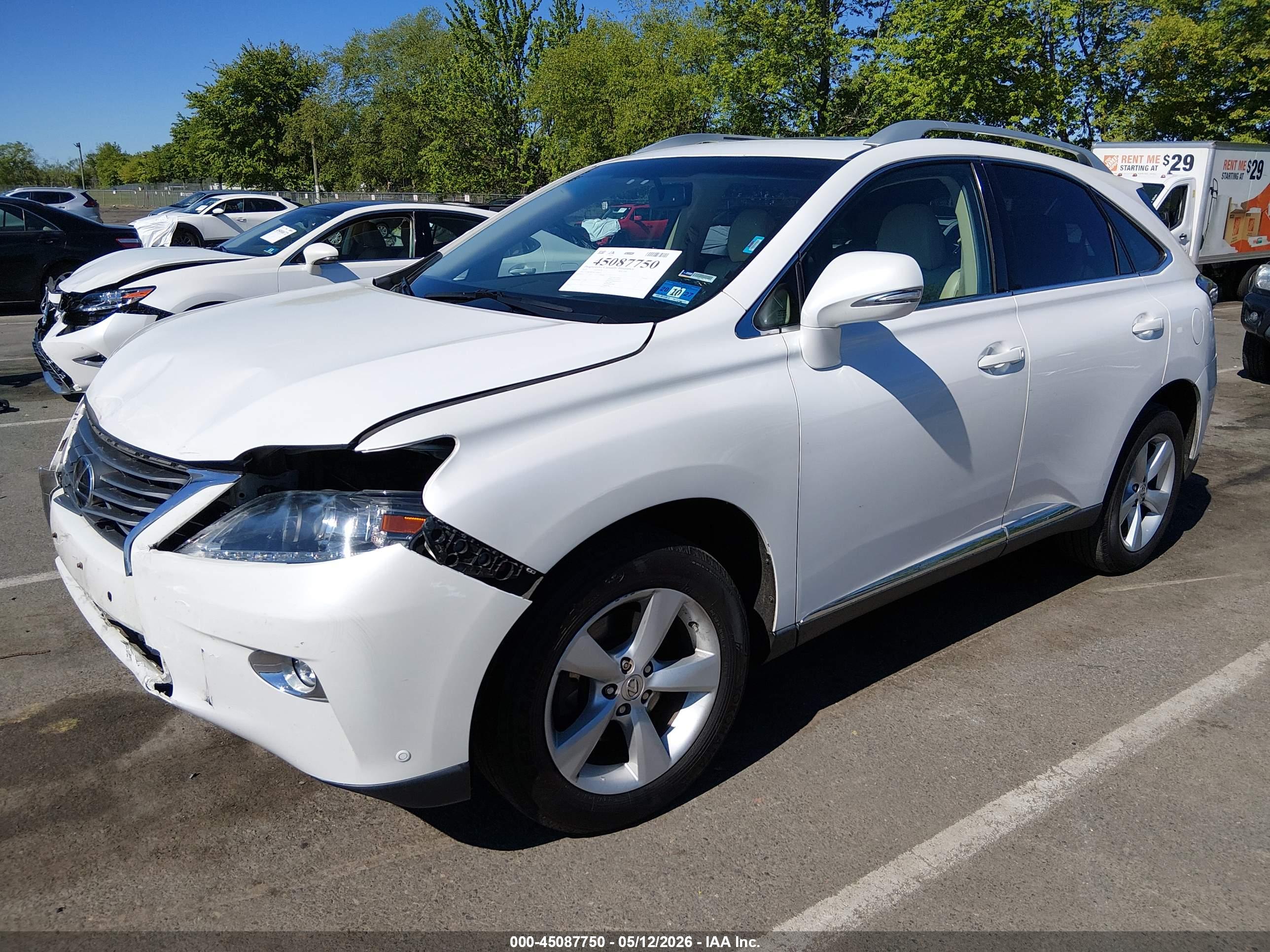 2015 LEXUS RX — VIN 2T2BK1BA6FC282637 — photo 2