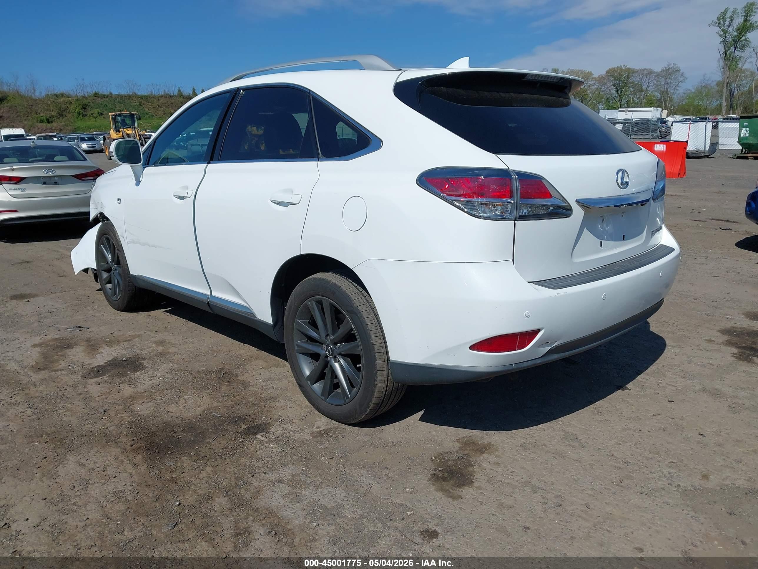 2014 LEXUS RX — VIN 2T2BK1BA3EC236262 — photo 3