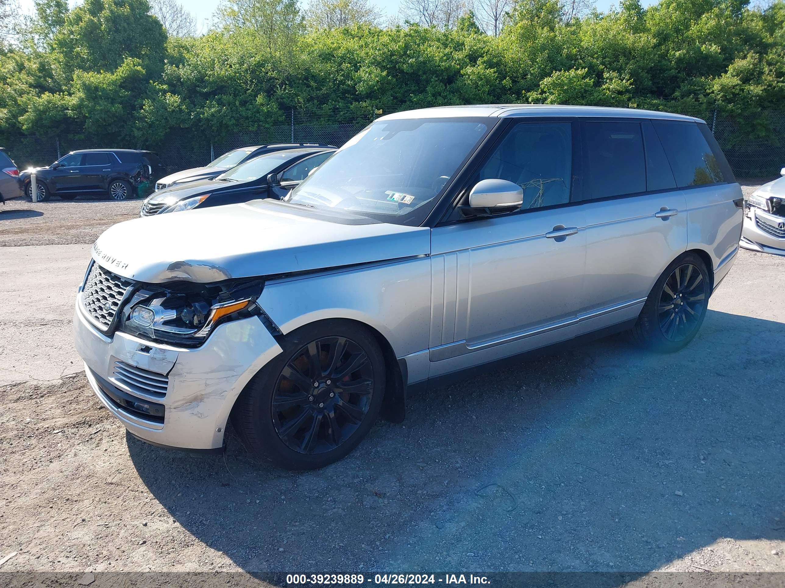 2015 LAND ROVER RANGE ROVER — VIN SALGS2TF8FA225637 — photo 2