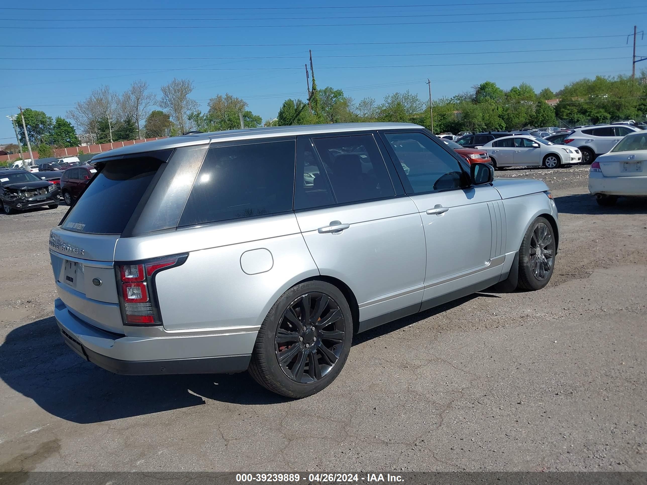 2015 LAND ROVER RANGE ROVER — VIN SALGS2TF8FA225637 — photo 4
