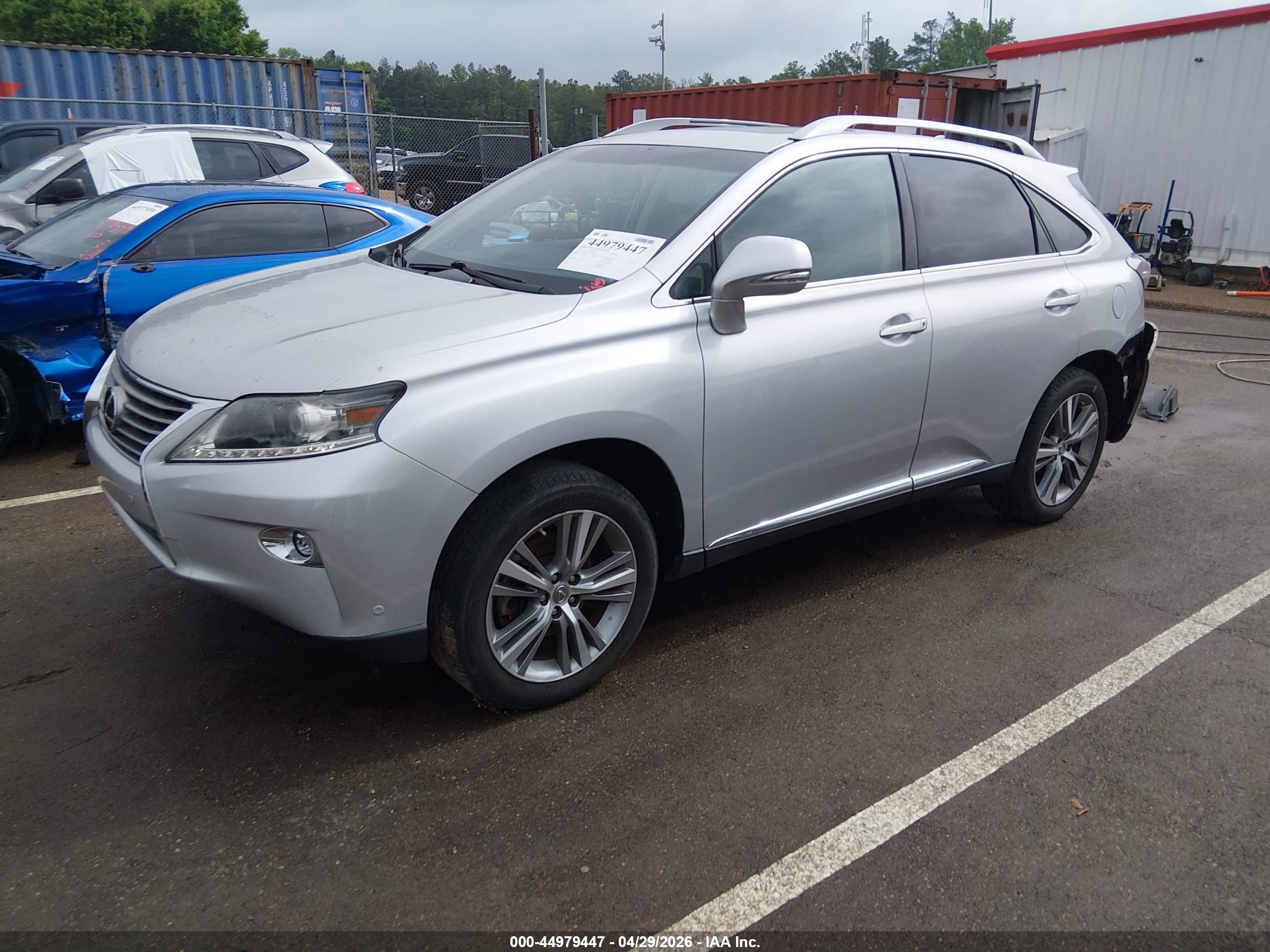 2015 LEXUS RX — VIN 2T2ZK1BA5FC162164 — photo 2