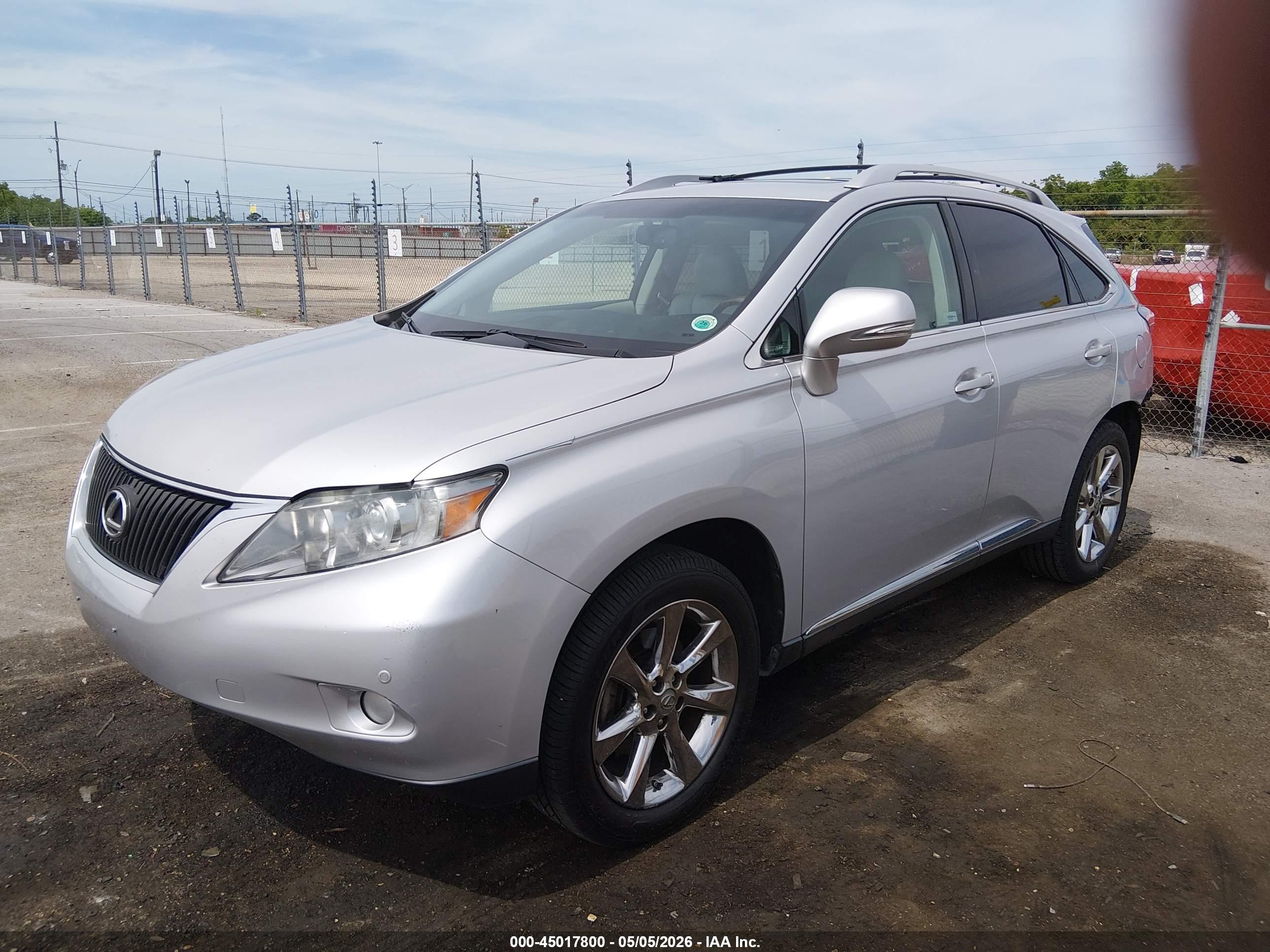 2012 LEXUS RX — VIN 2T2ZK1BA3CC072247 — photo 2