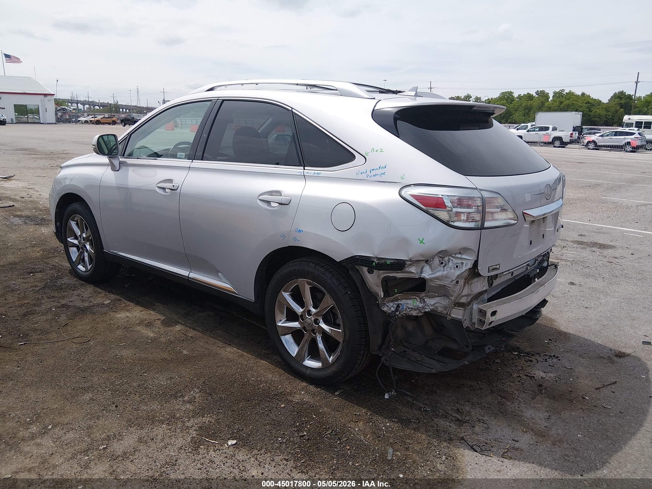 2012 LEXUS RX — VIN 2T2ZK1BA3CC072247 — photo 3
