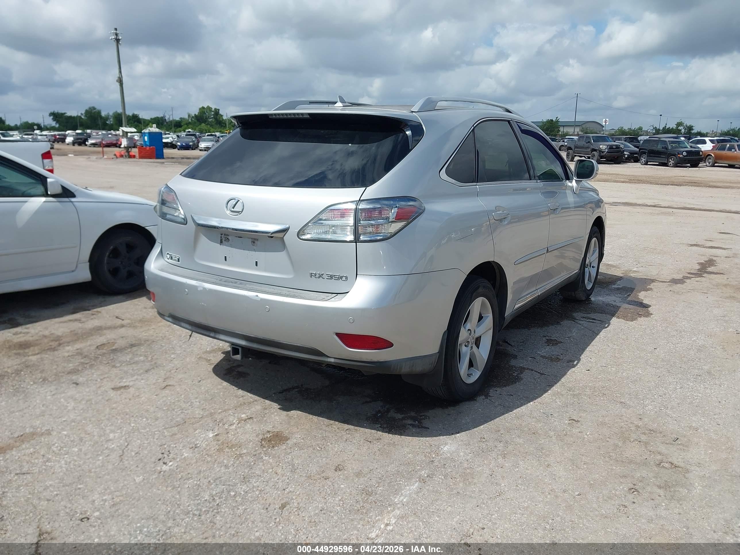 2012 LEXUS RX — VIN 2T2BK1BA7CC133813 — photo 4