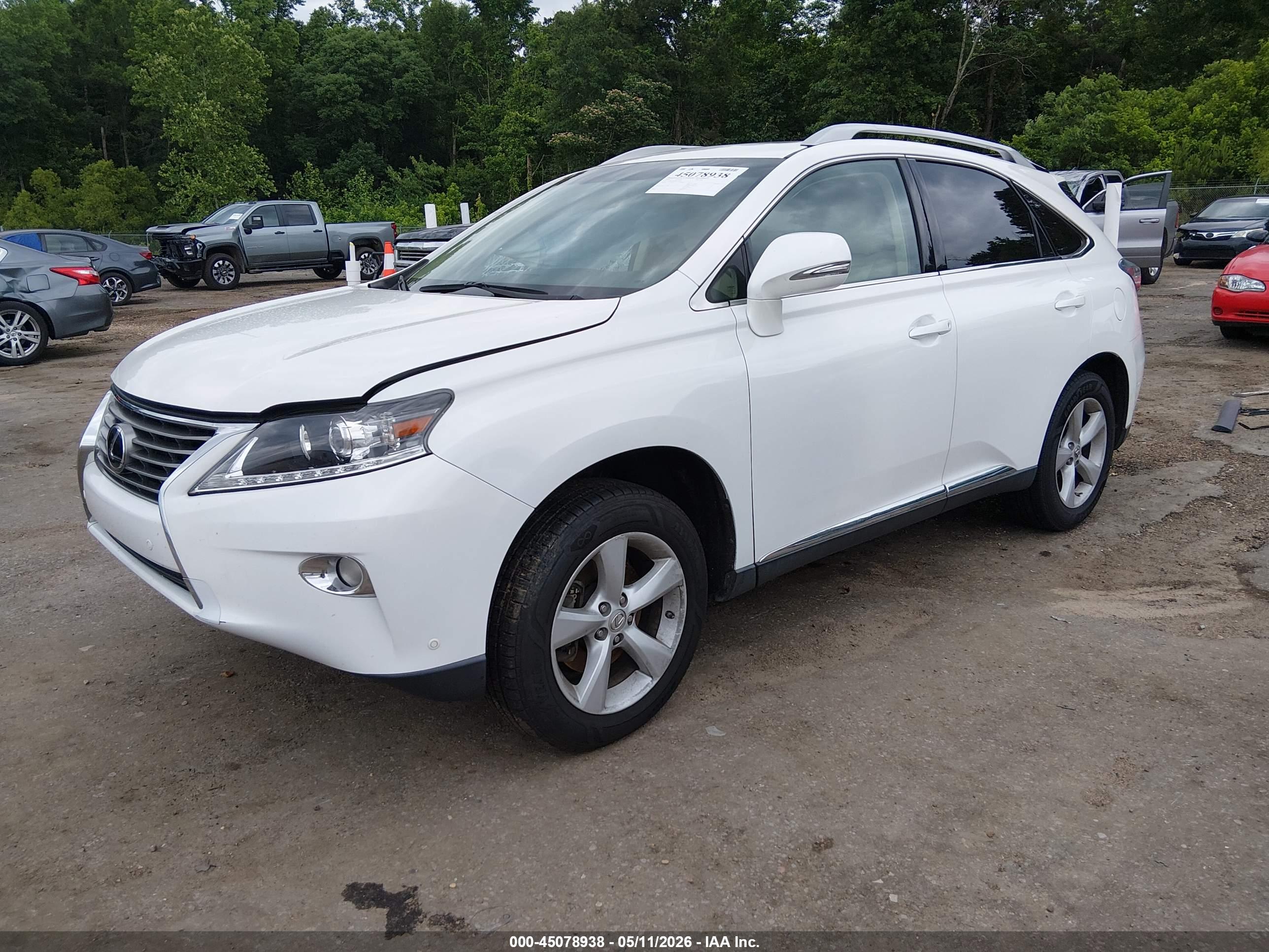 2013 LEXUS RX — VIN 2T2BK1BA9DC201045 — photo 2
