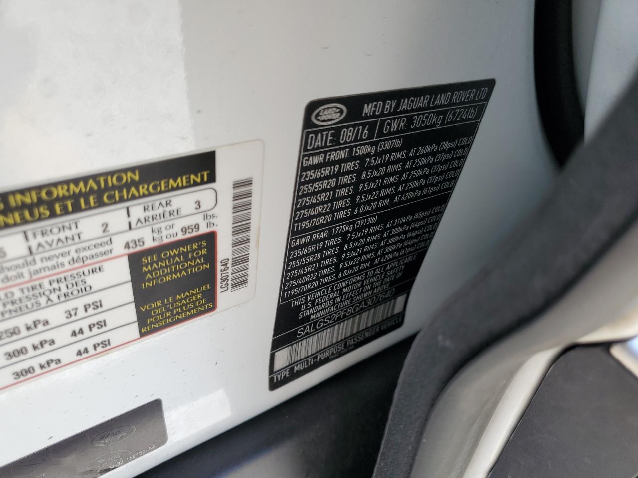 SALGS2PF8GA307640 — photo 13