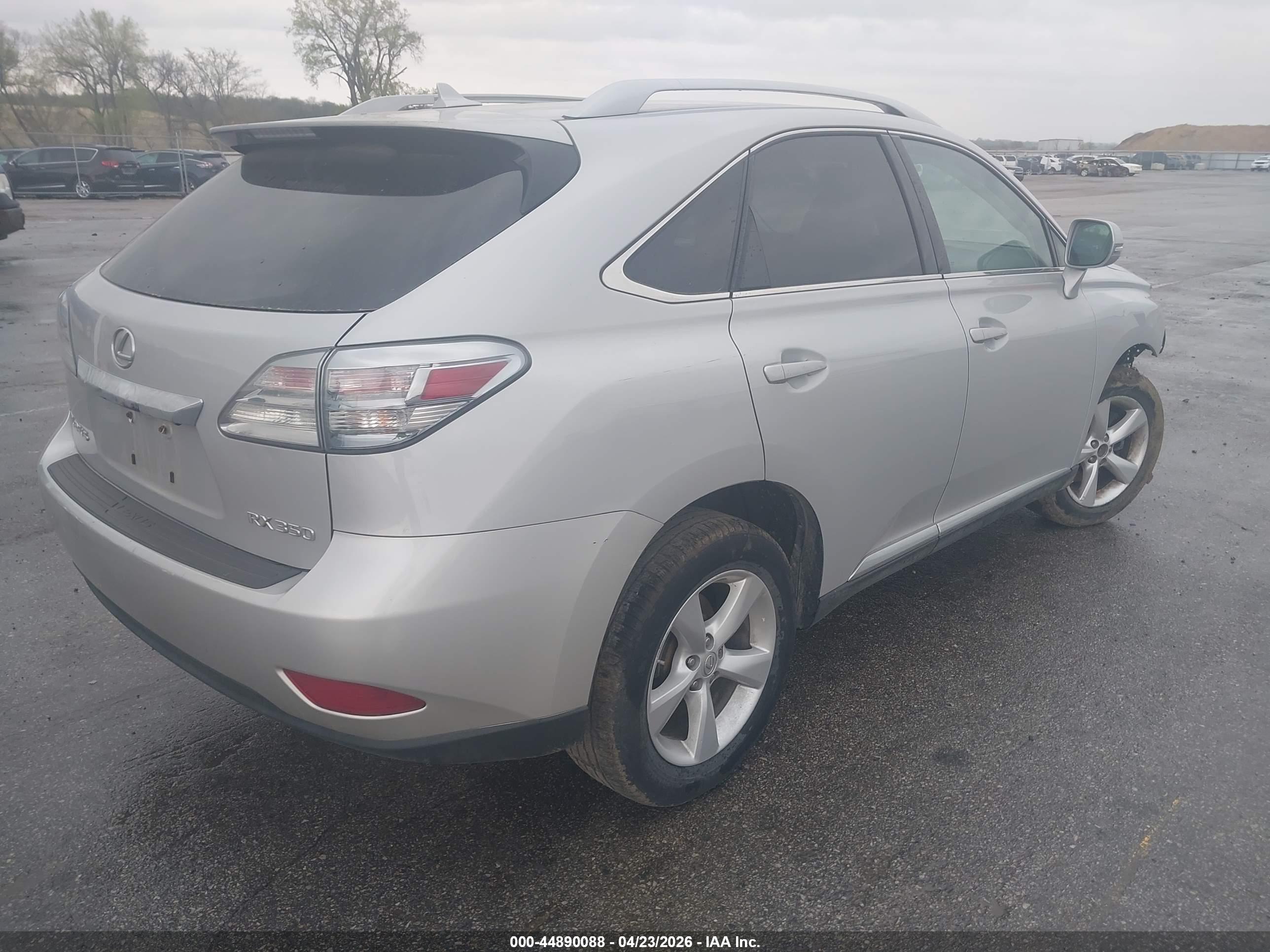 2010 LEXUS RX — VIN 2T2BK1BA0AC080367 — photo 4