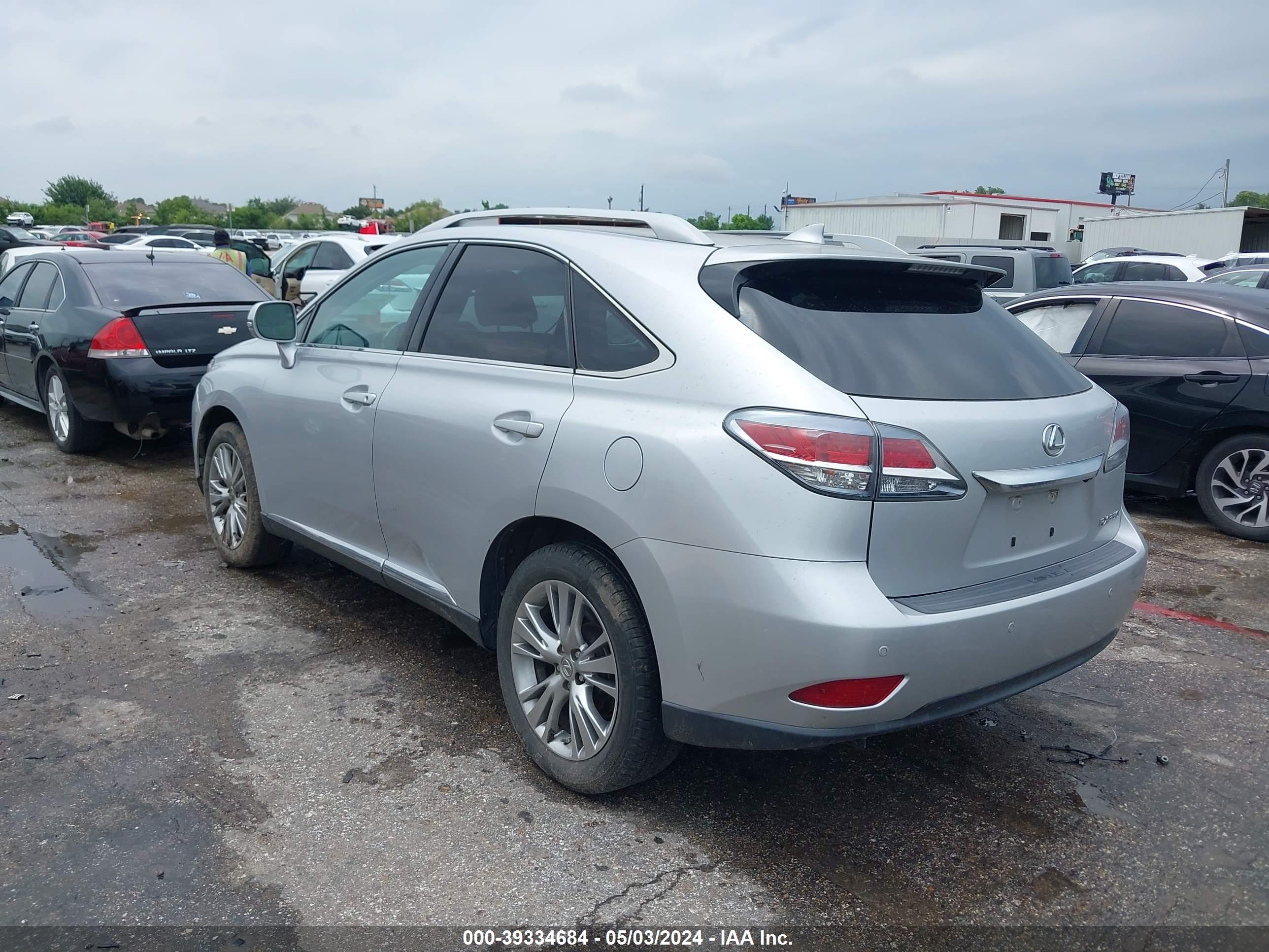 2014 LEXUS RX 350 — VIN 2T2ZK1BA0EC142290 — photo 3