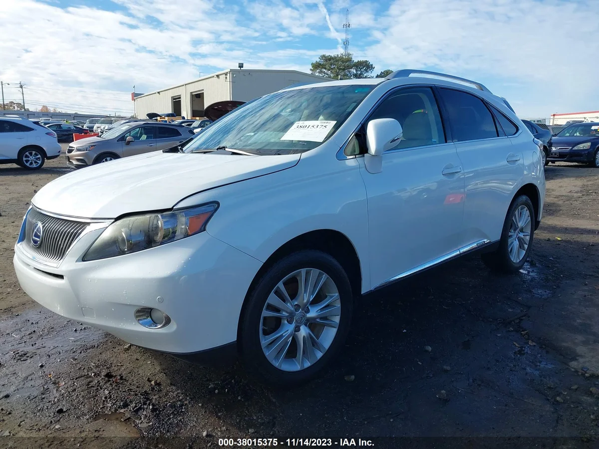 2012 LEXUS RX 450H — VIN JTJBC1BA7C2432053 — photo 2