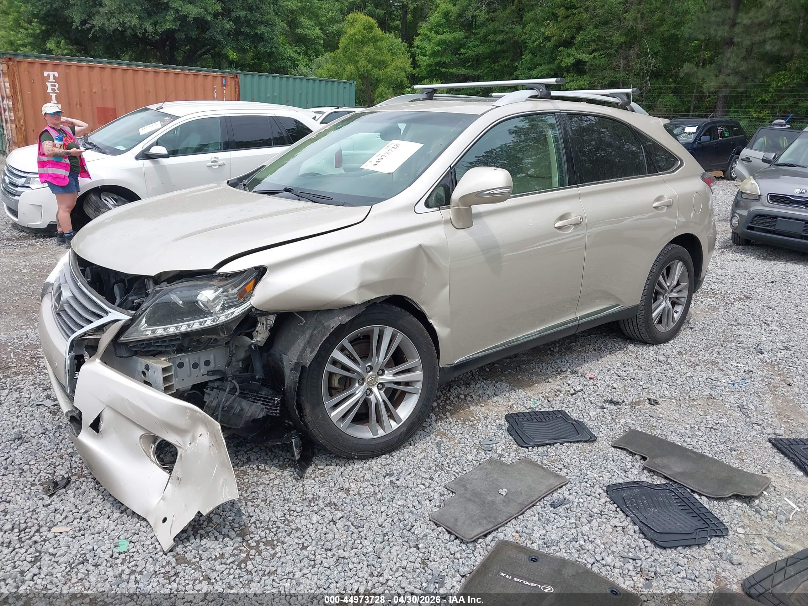 2015 LEXUS RX — VIN 2T2ZK1BA5FC189722 — photo 2