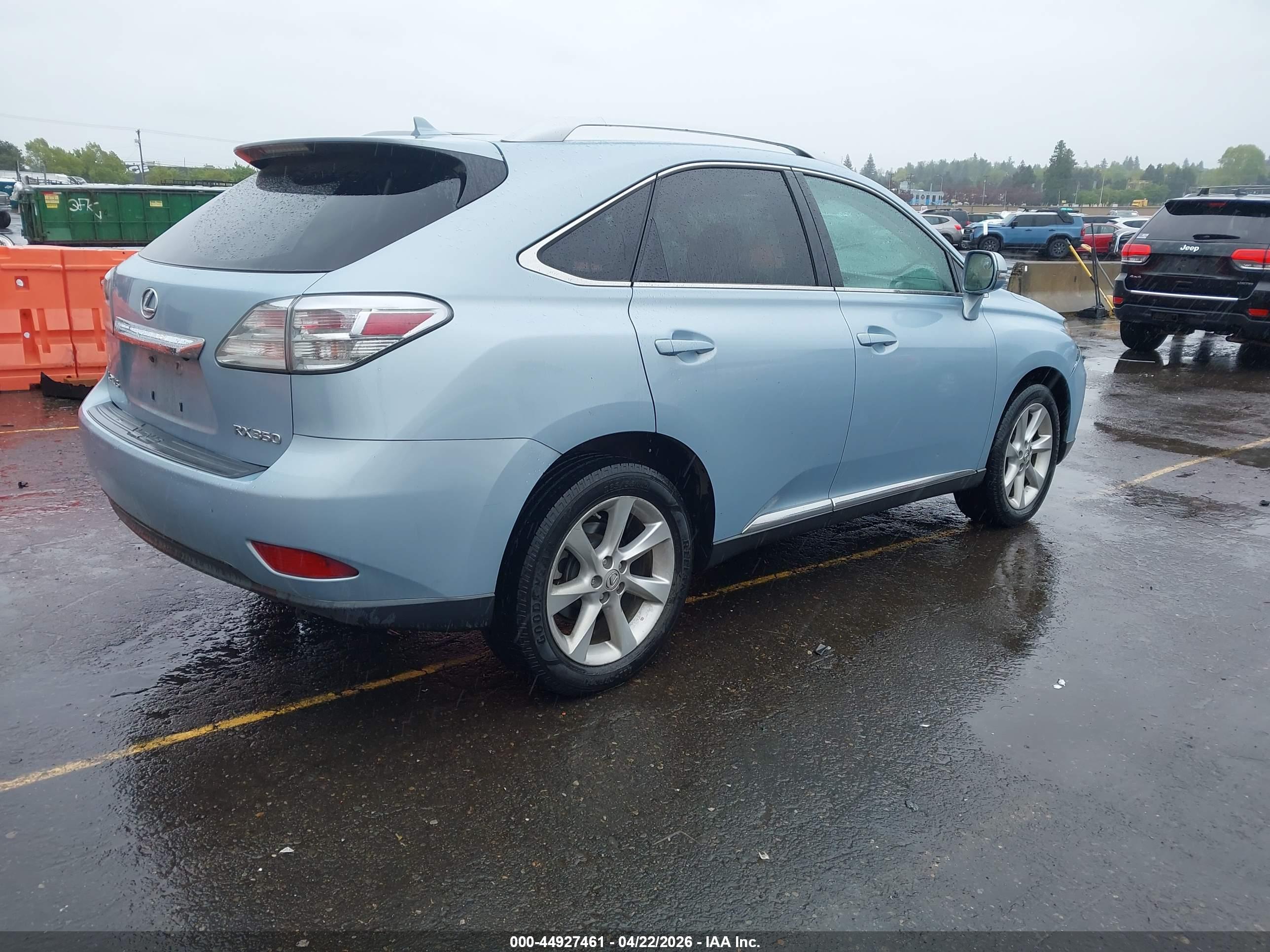 2010 LEXUS RX — VIN 2T2BK1BA2AC006819 — photo 4