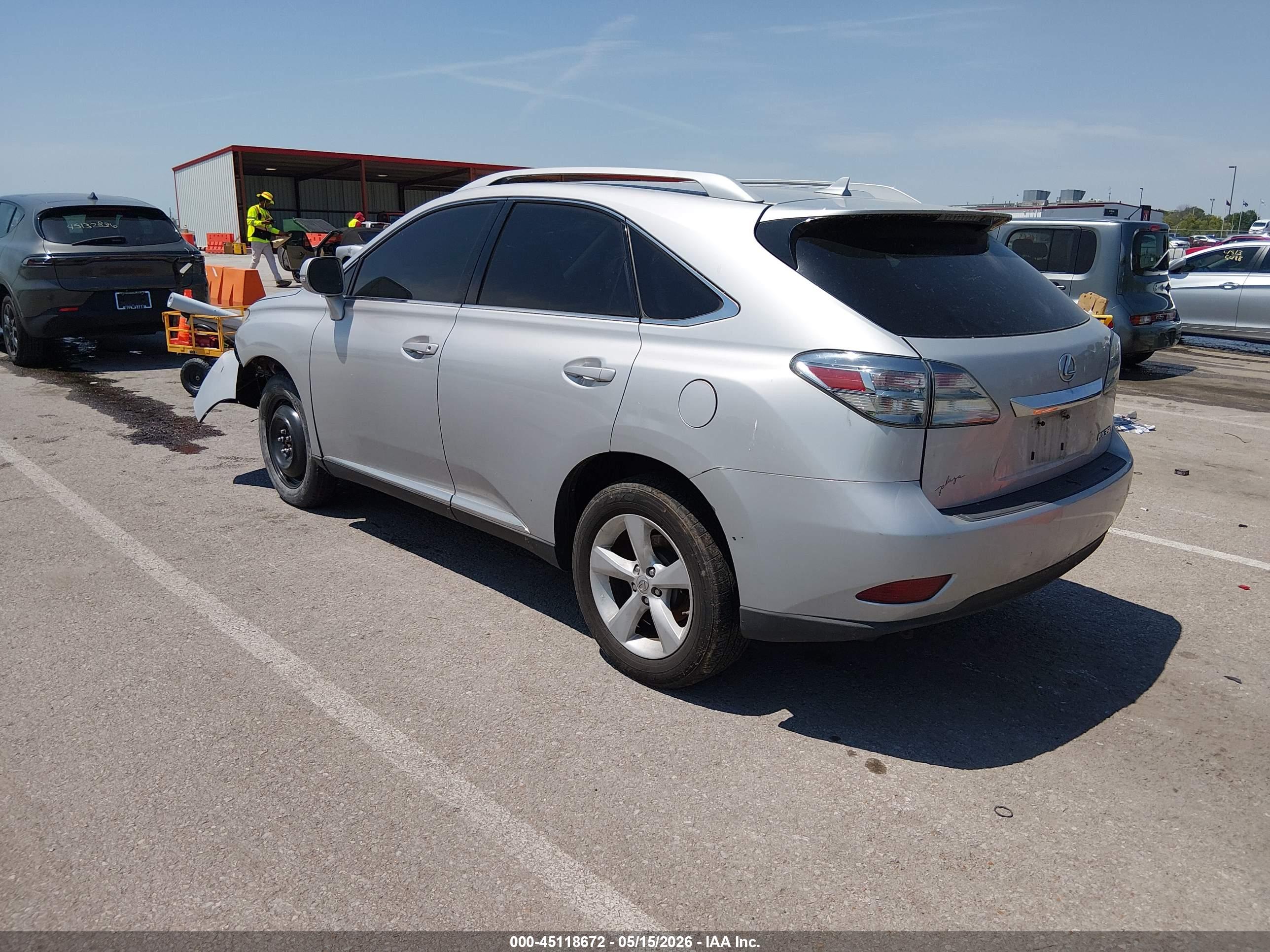 2012 LEXUS RX — VIN 2T2BK1BA7CC136047 — photo 3