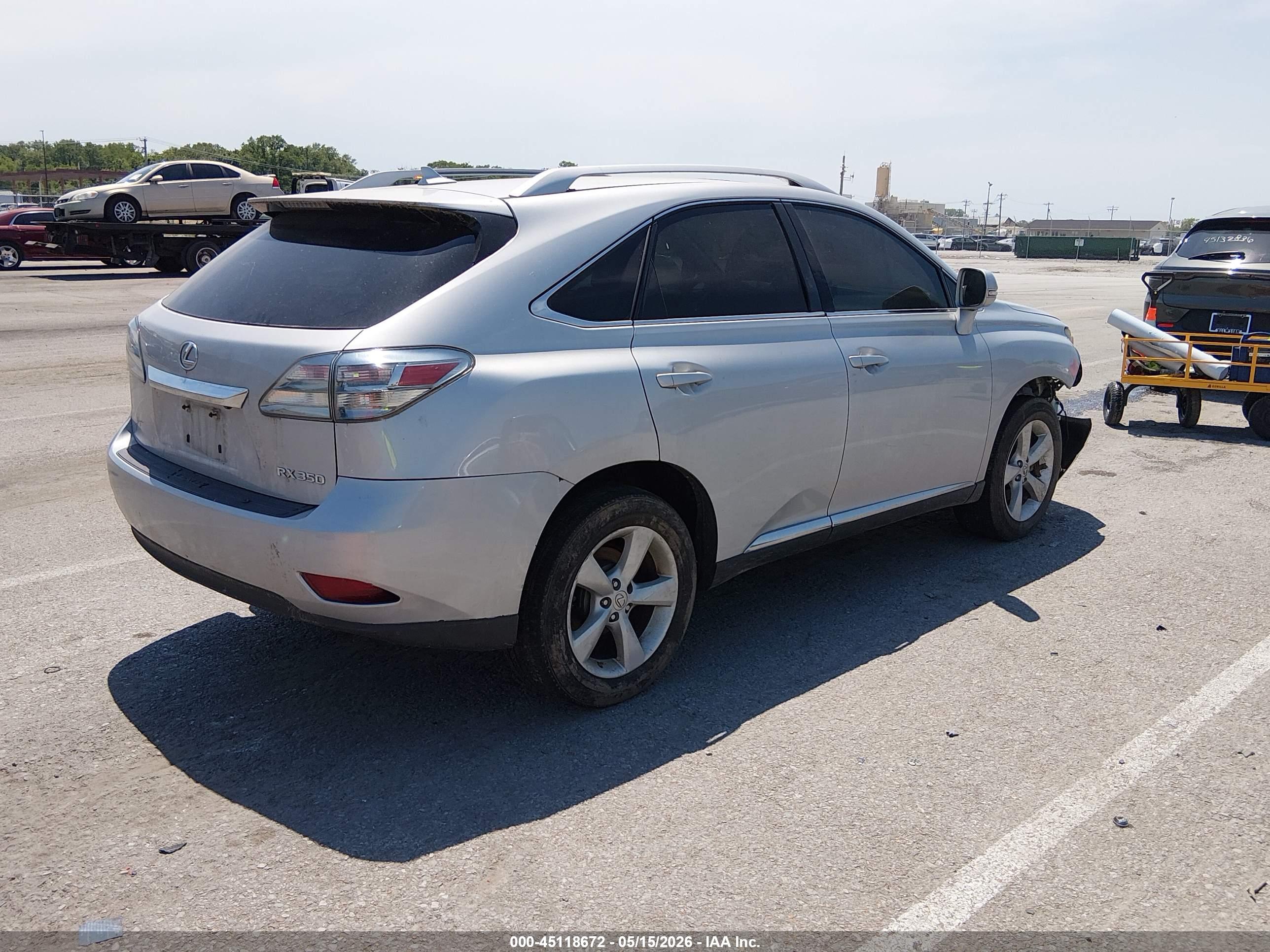 2012 LEXUS RX — VIN 2T2BK1BA7CC136047 — photo 4