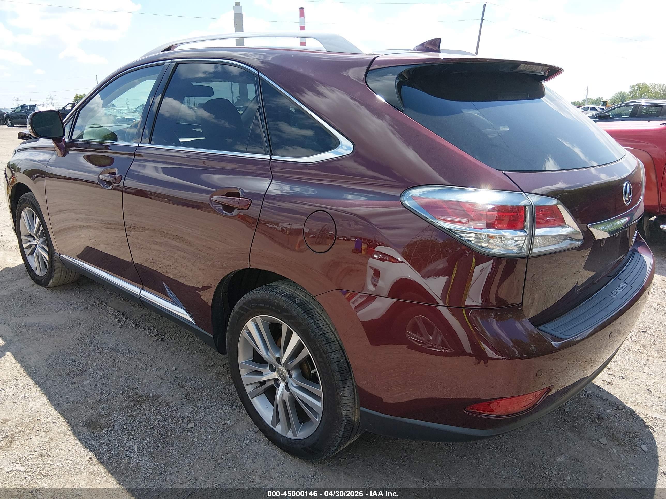 2015 LEXUS RX — VIN 2T2BK1BA7FC320330 — photo 3