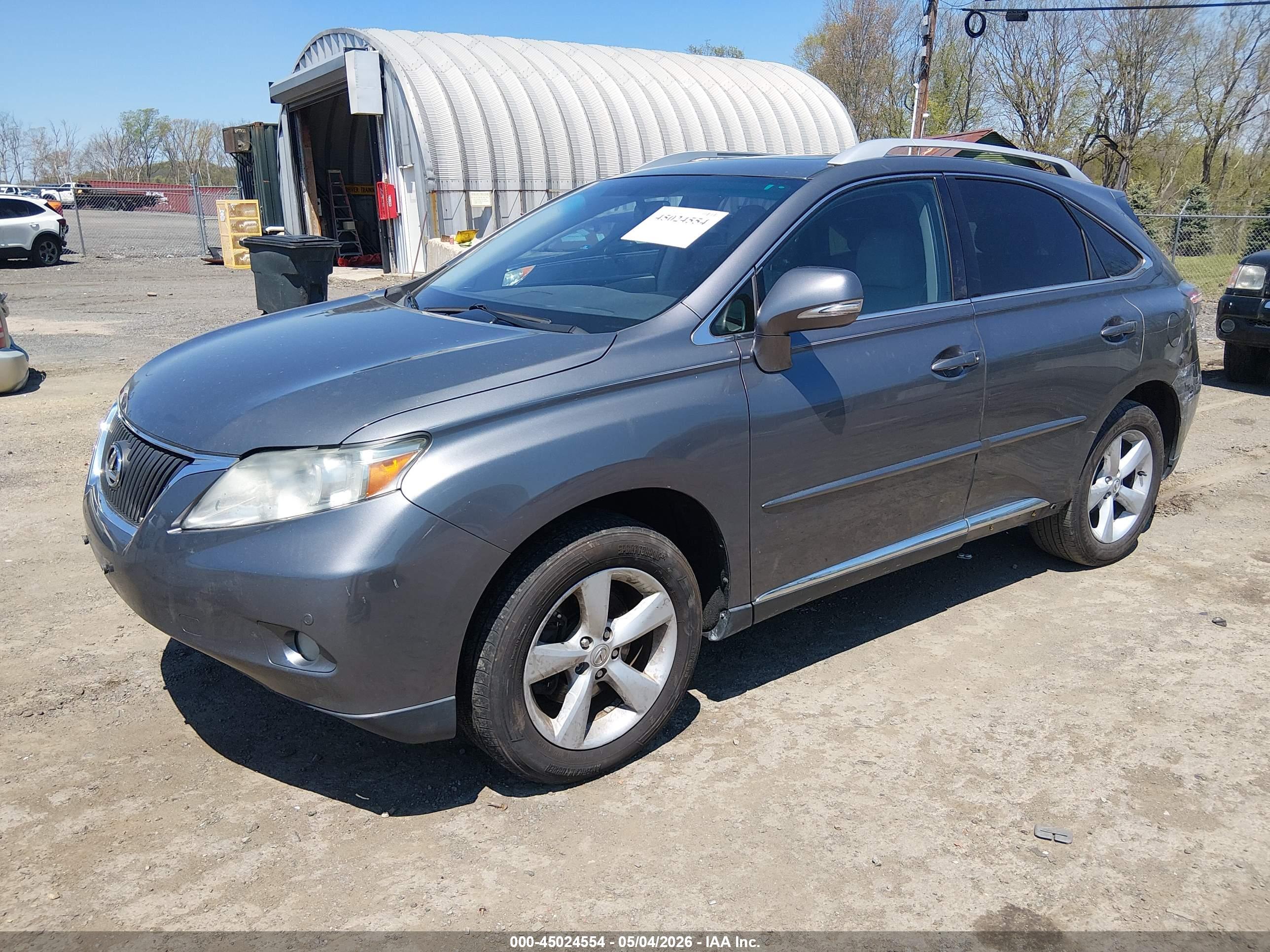 2012 LEXUS RX — VIN 2T2BK1BA7CC136226 — photo 2