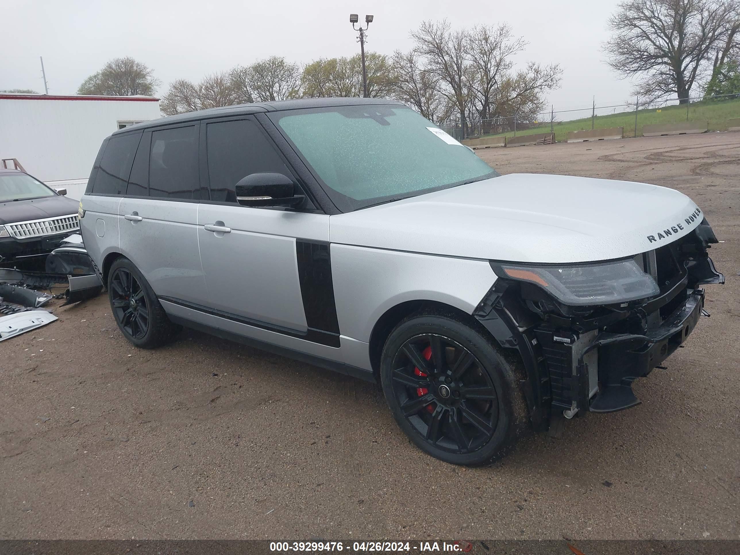 2019 LAND ROVER RANGE ROVER — VIN SALGS2SV2KA558600 — photo 1 of 18