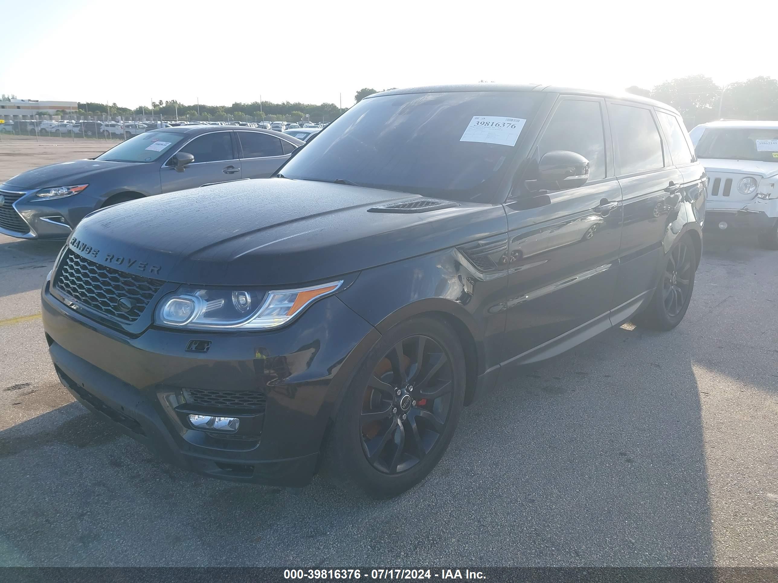 2016 LAND ROVER RANGE ROVER SPORT — VIN SALWR2VF2GA648199 — photo 2