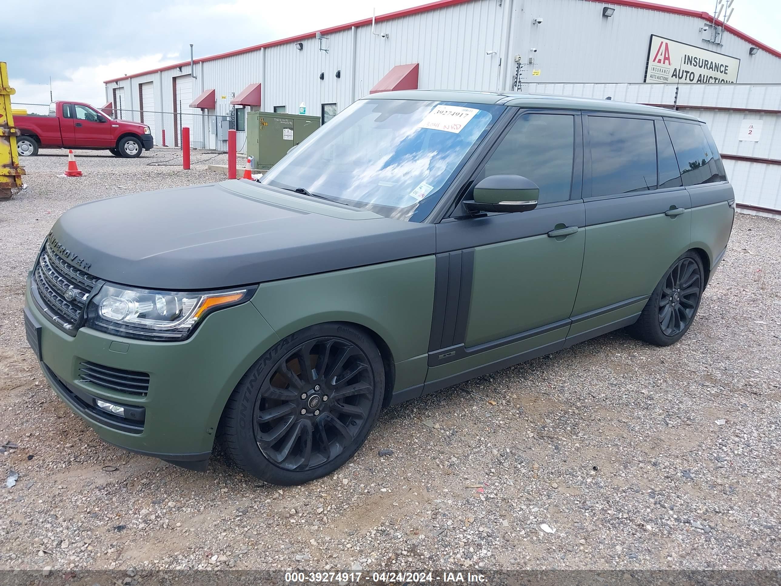 2016 LAND ROVER RANGE ROVER — VIN SALGV3EF4GA271364 — photo 2