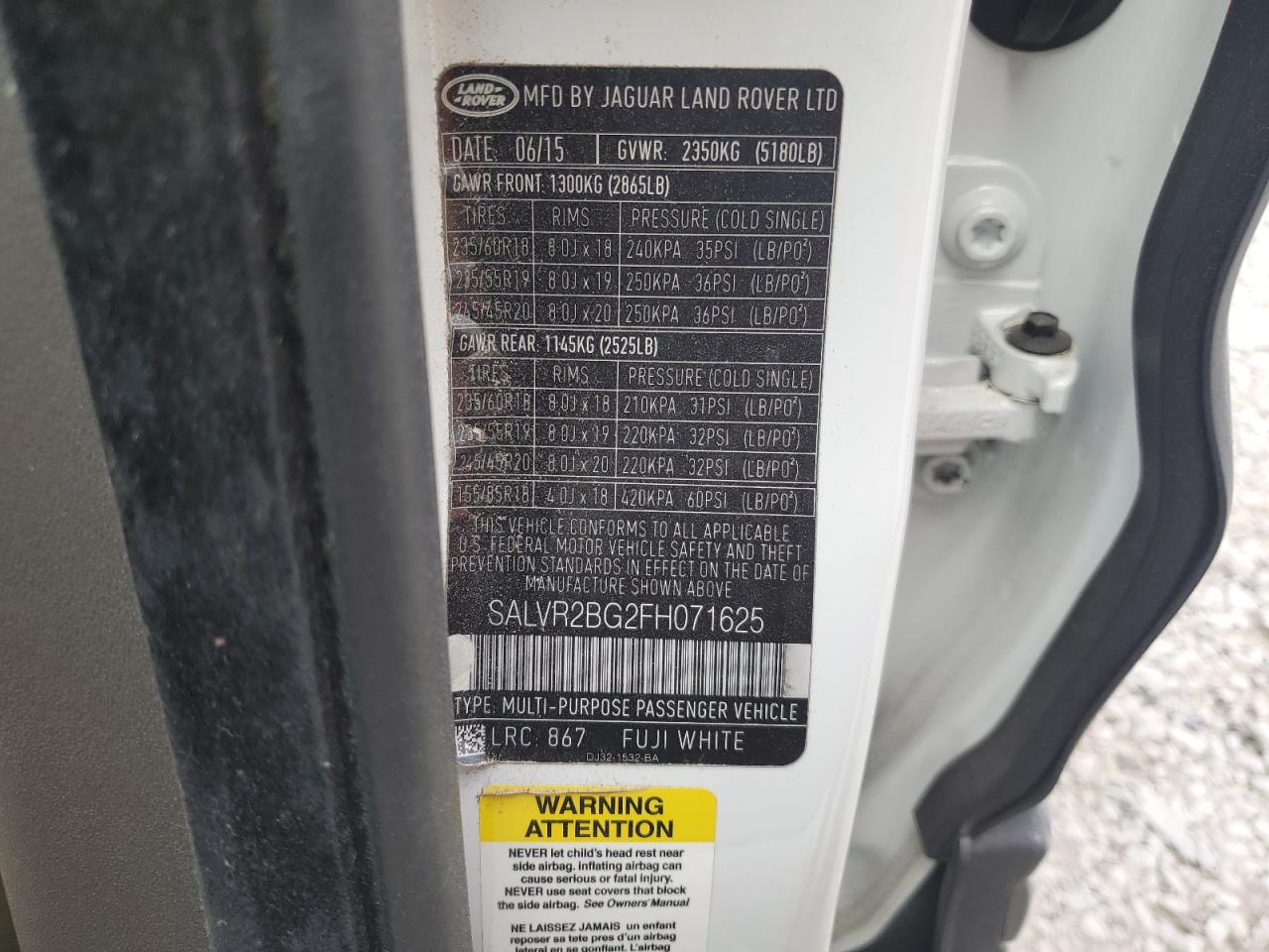 SALVR2BG2FH071625 — photo 13
