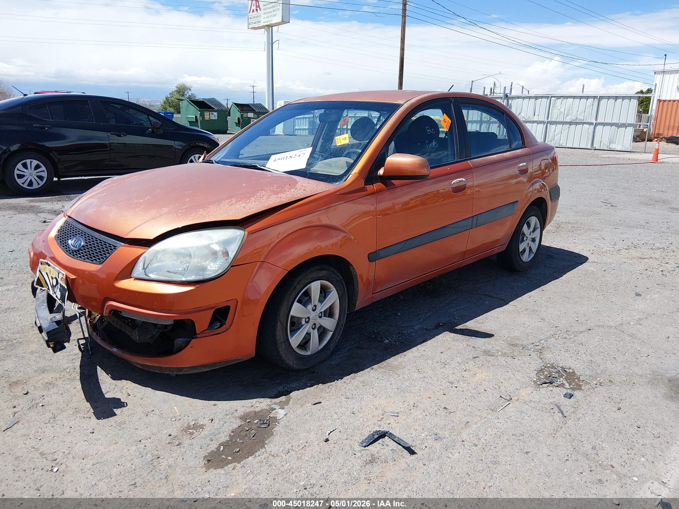 2008 KIA Rio — VIN KNADE123786334631 — photo 2