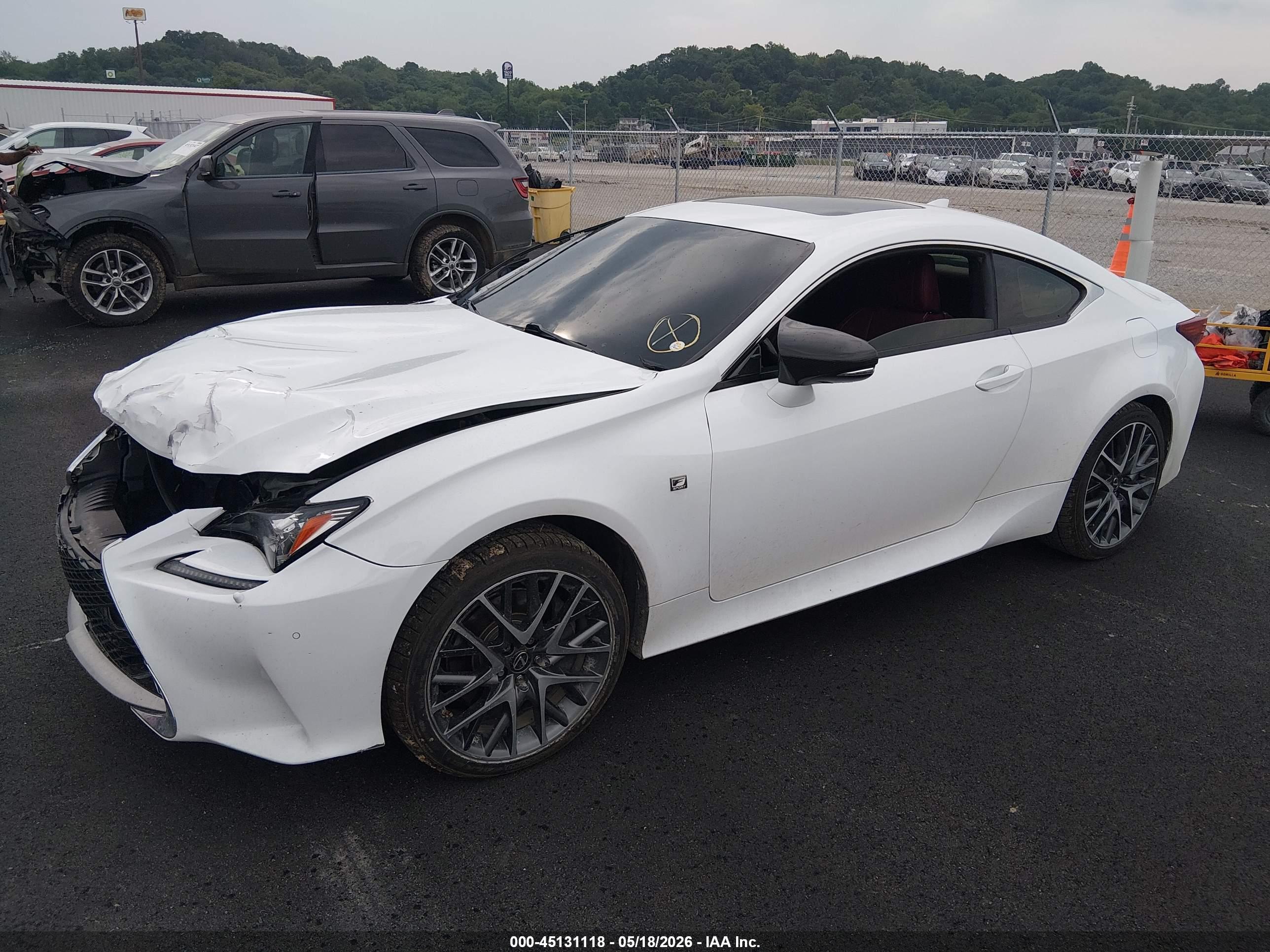 2015 LEXUS RC — VIN JTHSE5BC5F5000956 — photo 2