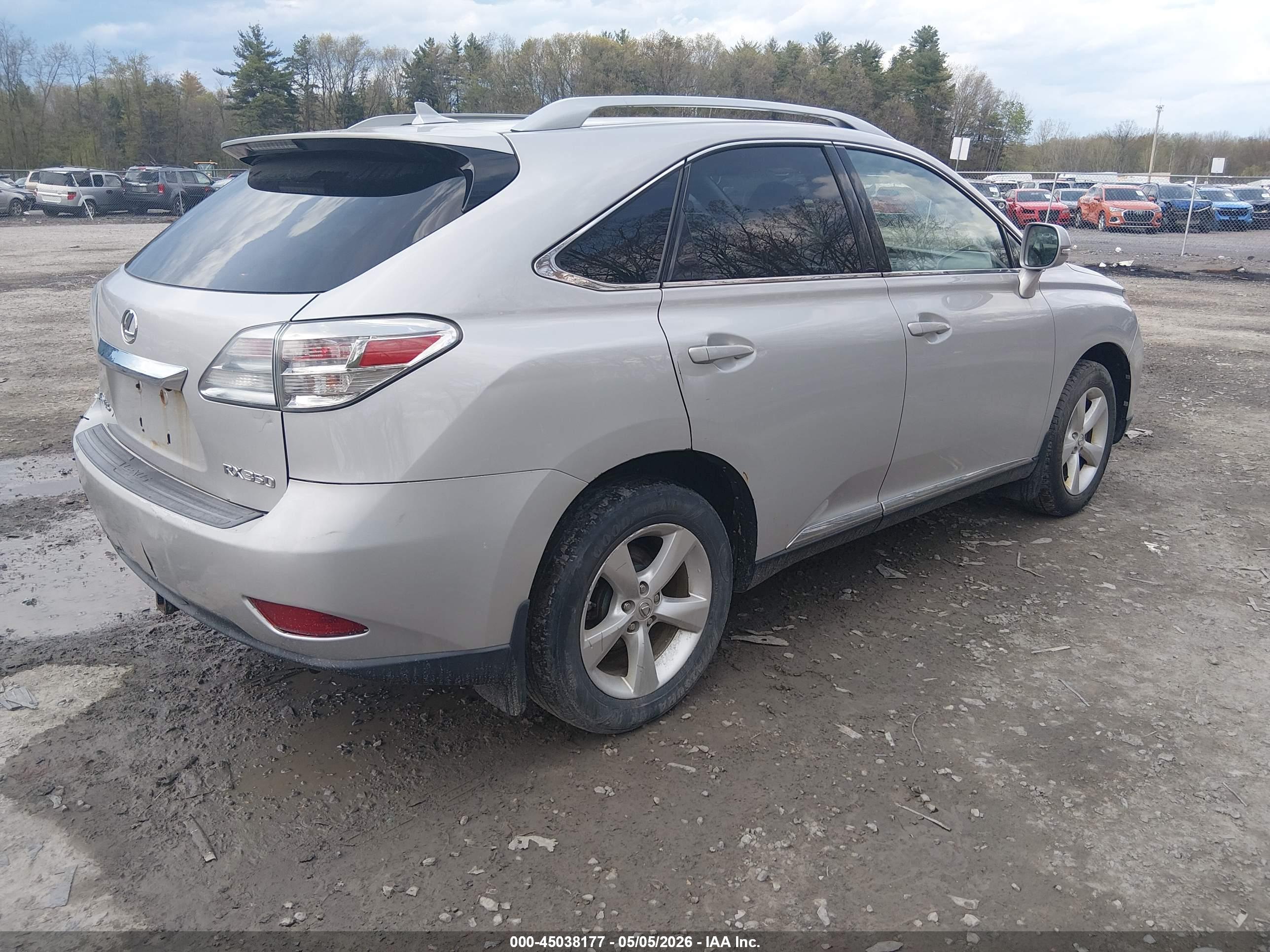 2010 LEXUS RX — VIN 2T2BK1BA2AC024589 — photo 4