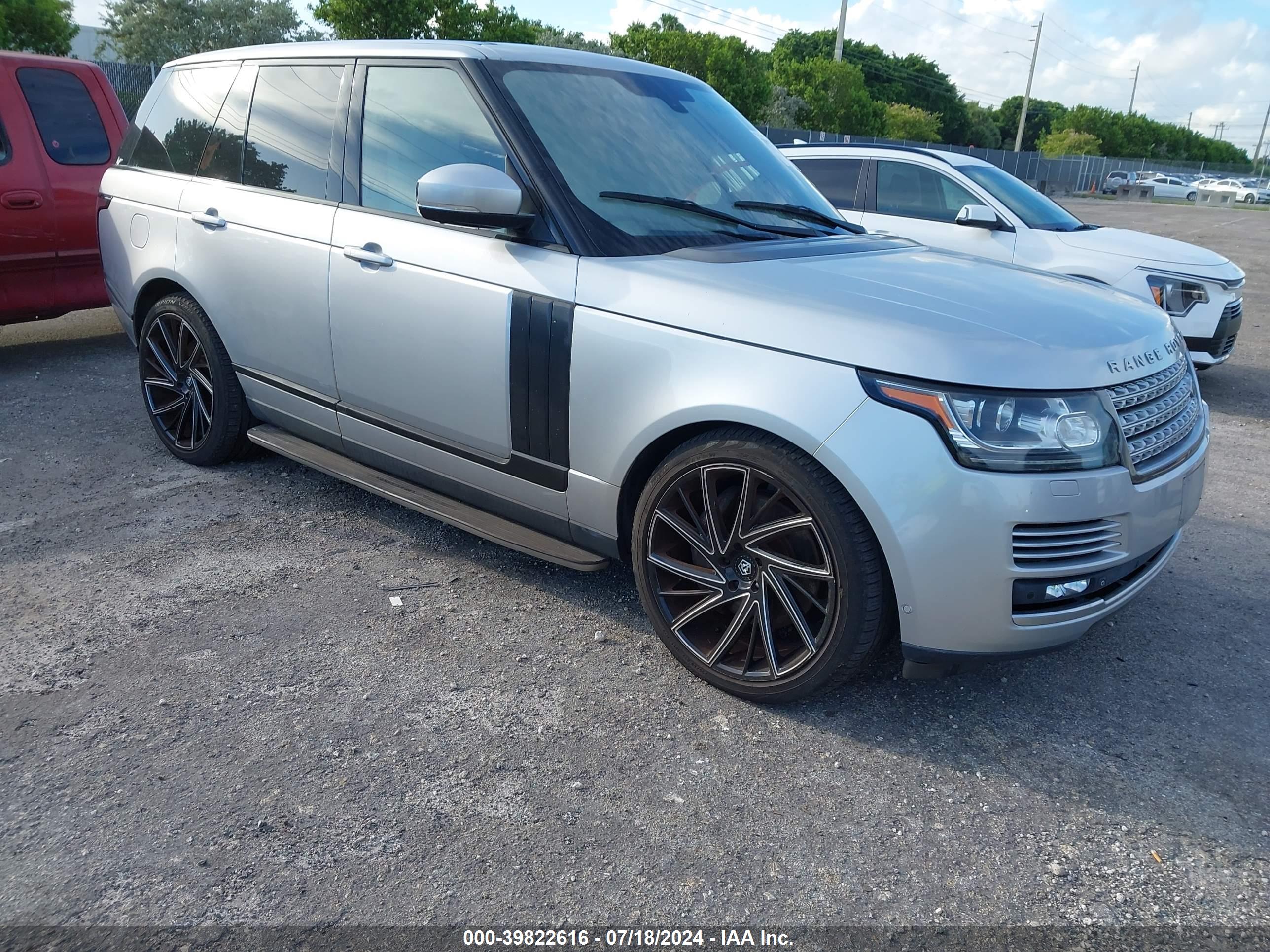 2013 LAND ROVER RANGE ROVER — VIN SALGS2EF9DA102181 — photo 1 of 16