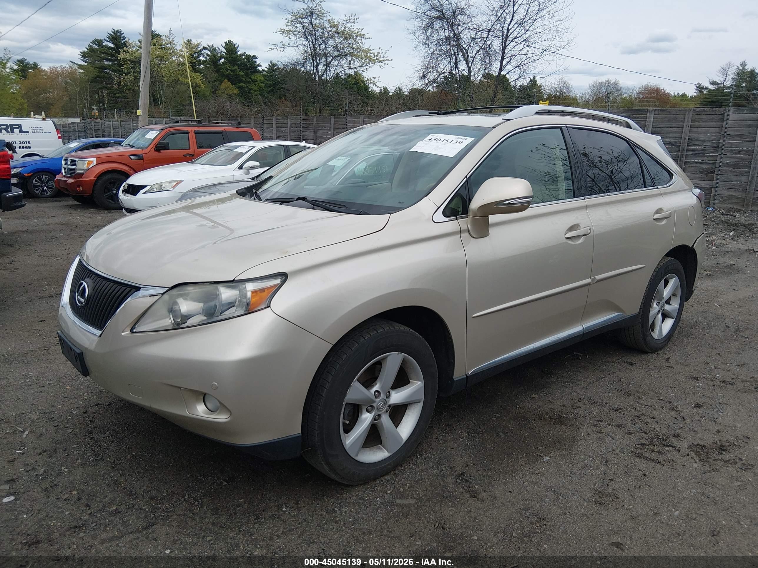 2011 LEXUS RX — VIN 2T2BK1BA6BC118749 — photo 2