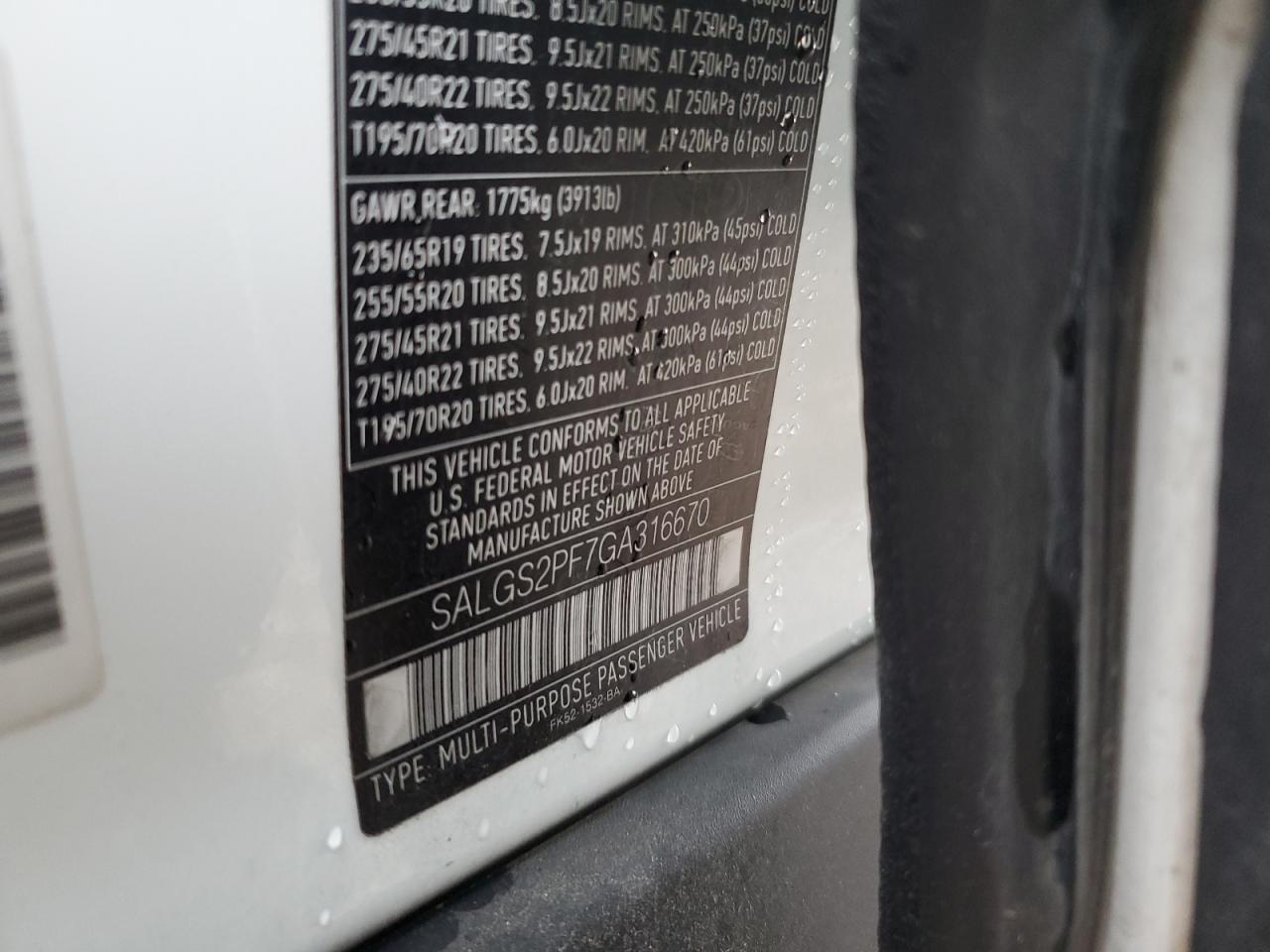 SALGS2PF7GA316670 — photo 13