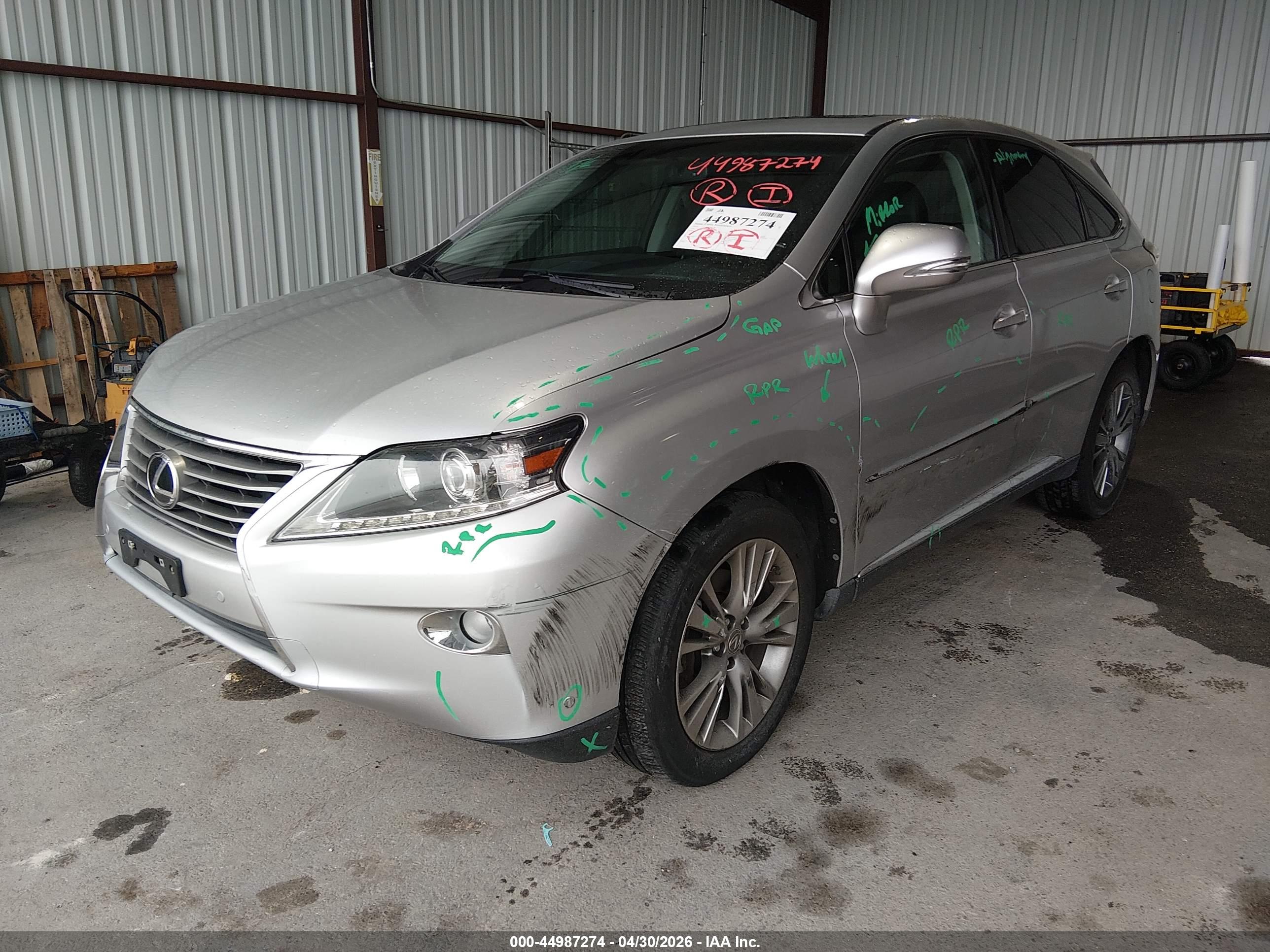 2013 LEXUS RX — VIN 2T2ZK1BA4DC128035 — photo 2