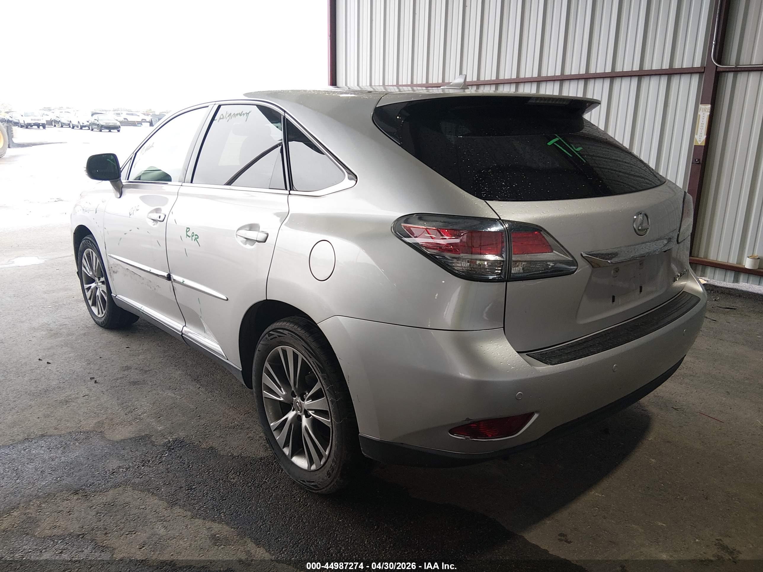 2013 LEXUS RX — VIN 2T2ZK1BA4DC128035 — photo 3