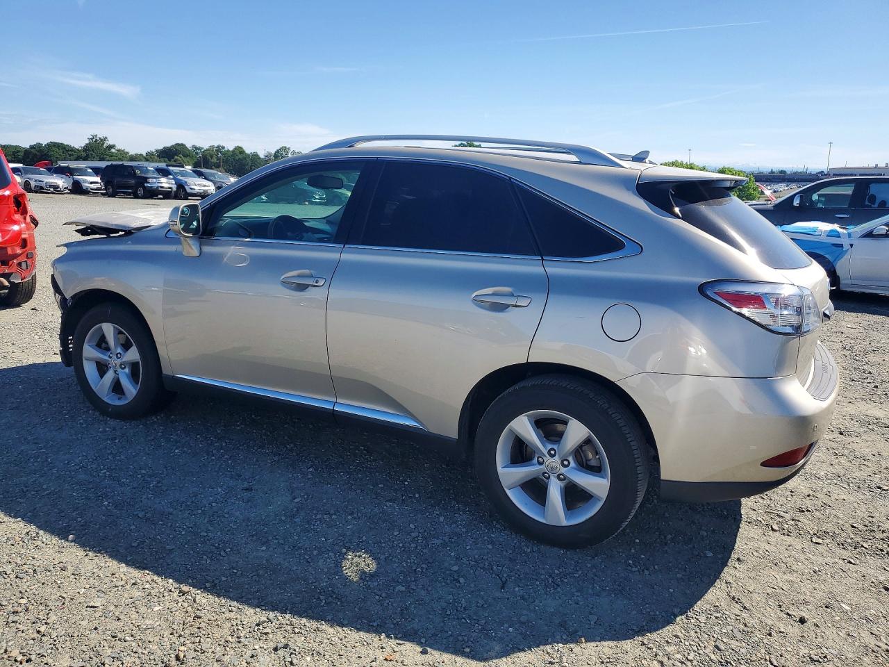 2012 LEXUS RX — VIN 2T2BK1BA7CC136999 — photo 2
