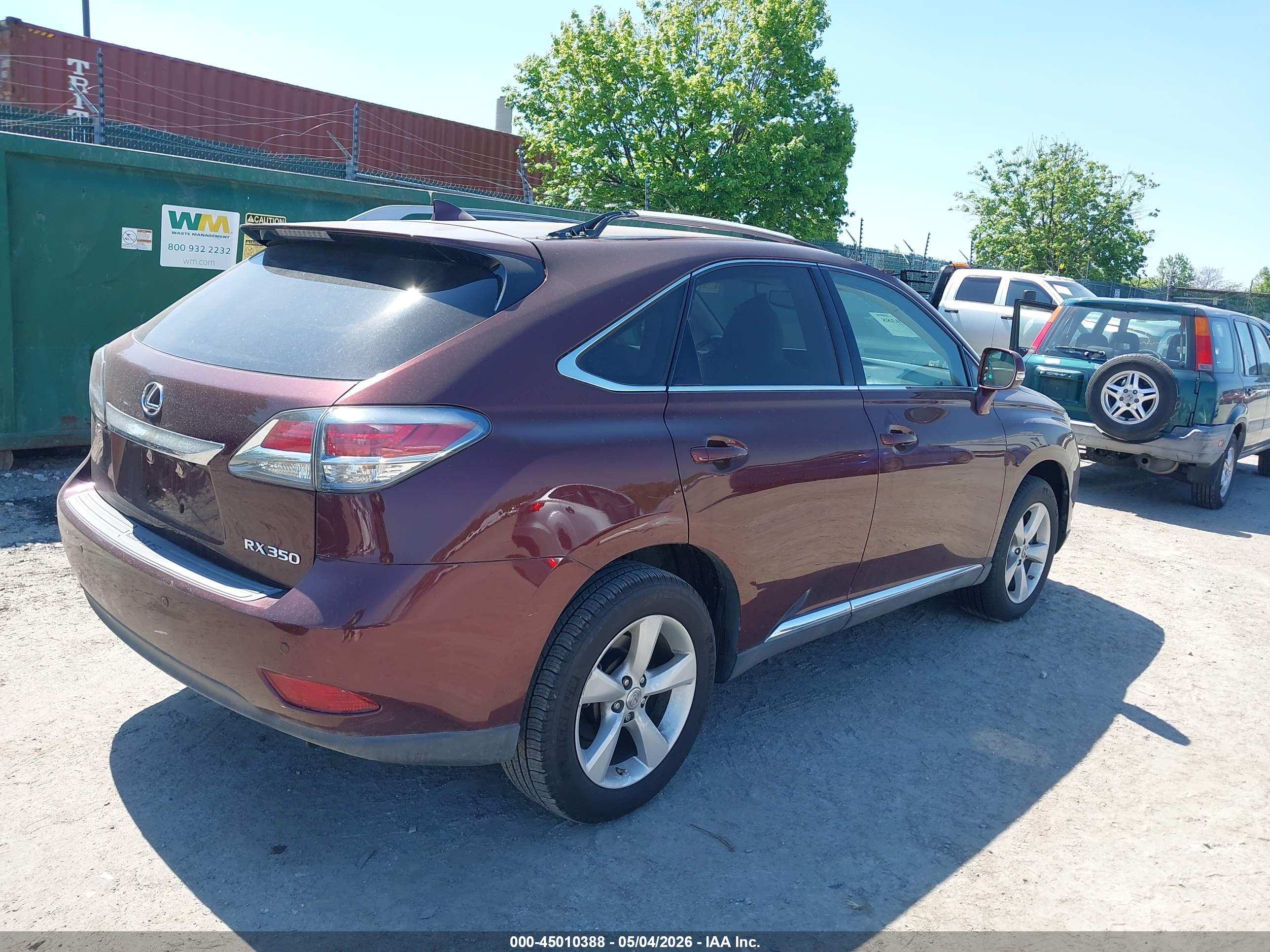 2015 LEXUS RX — VIN 2T2BK1BA4FC256425 — photo 4