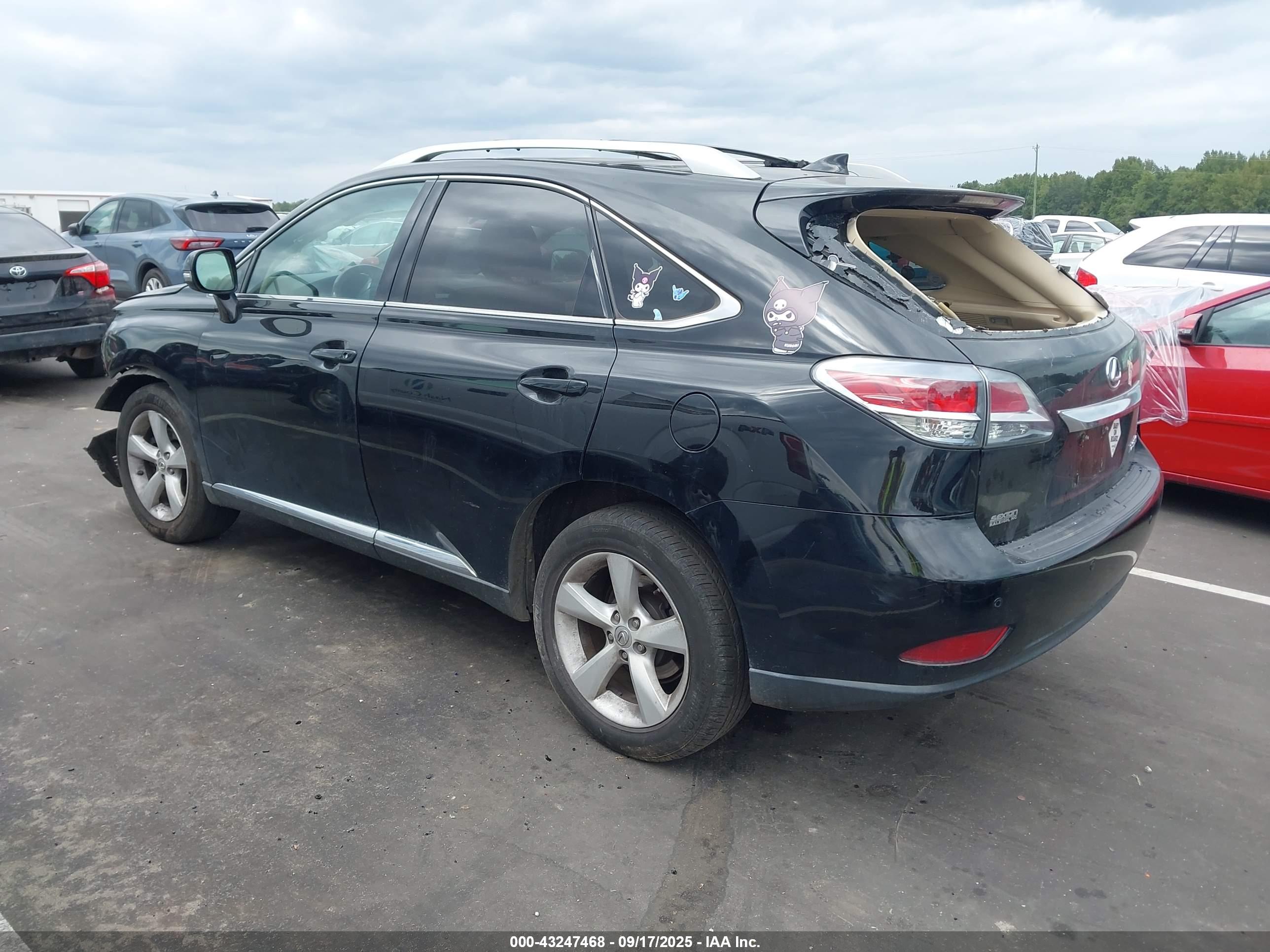 2014 LEXUS RX — VIN 2T2BK1BA0EC232072 — photo 3