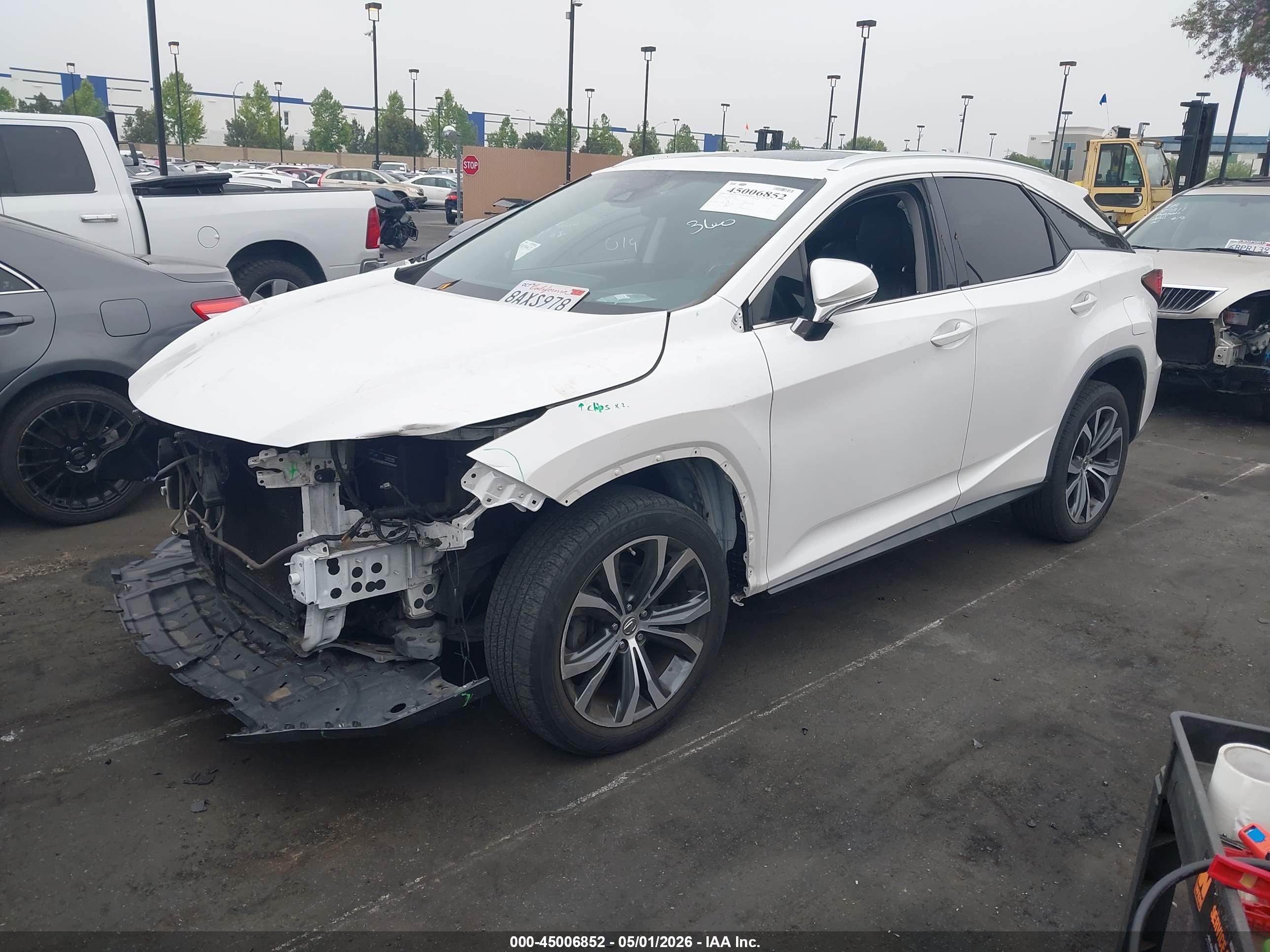 2017 LEXUS RX — VIN 2T2ZZMCA6HC079809 — photo 2