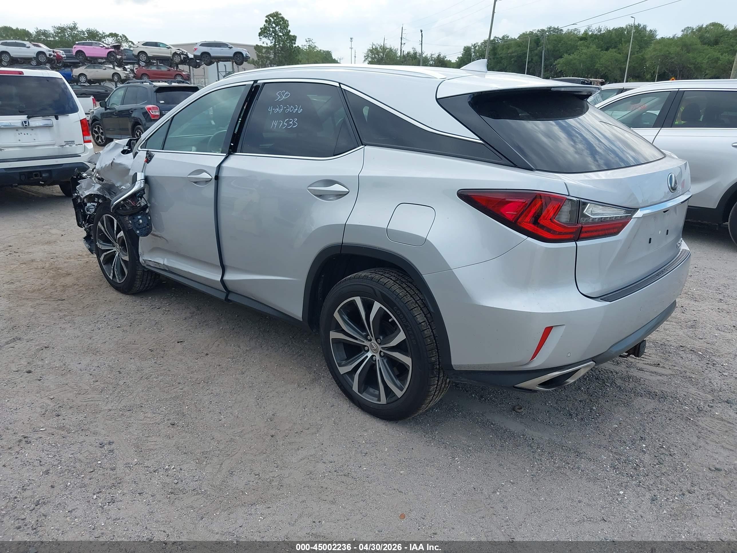 2017 LEXUS RX — VIN 2T2BZMCA2HC088282 — photo 3