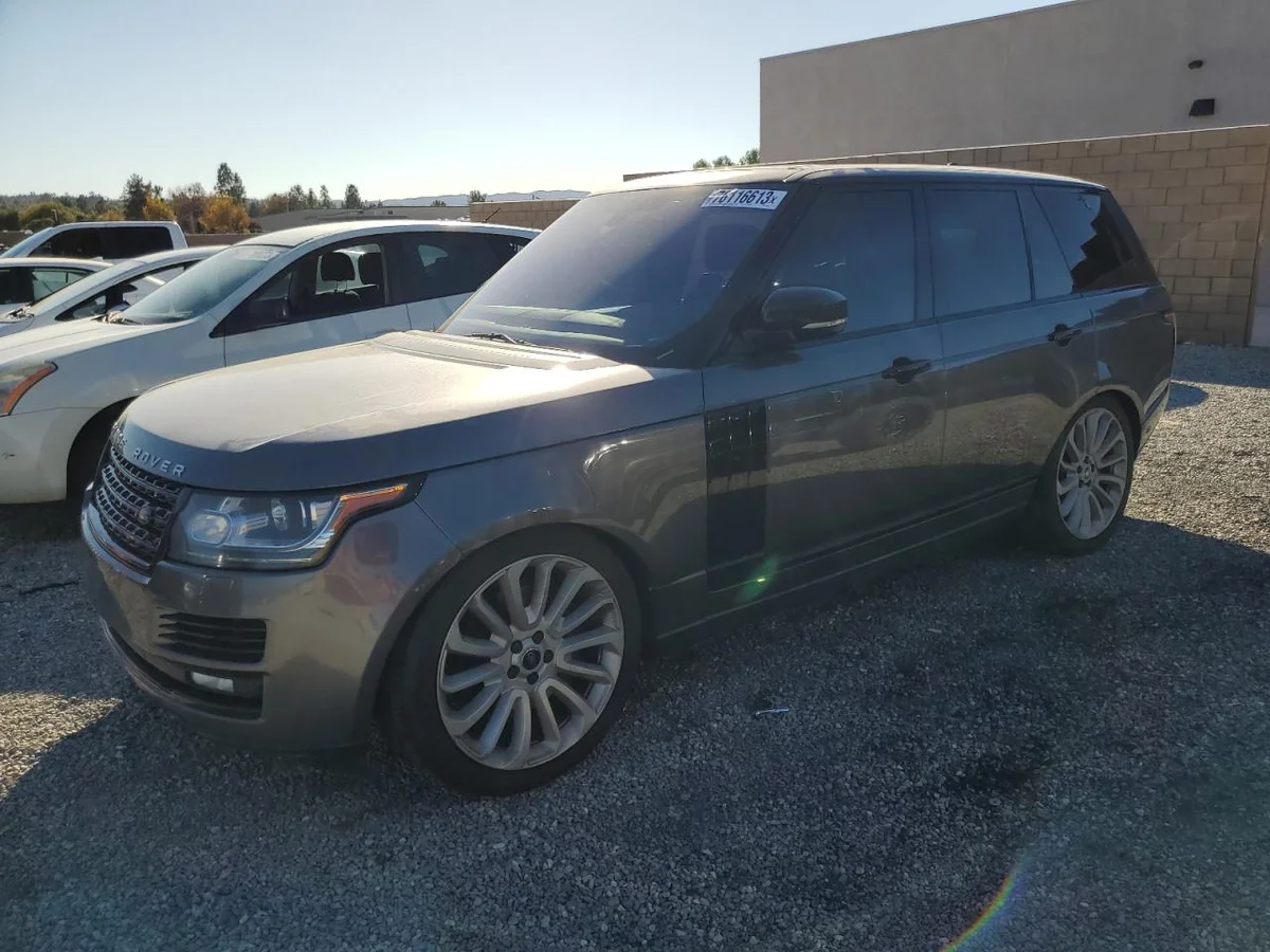 2016 LAND ROVER RANGE ROVE — VIN SALGS2EF6GA267805 — photo 1 of 13