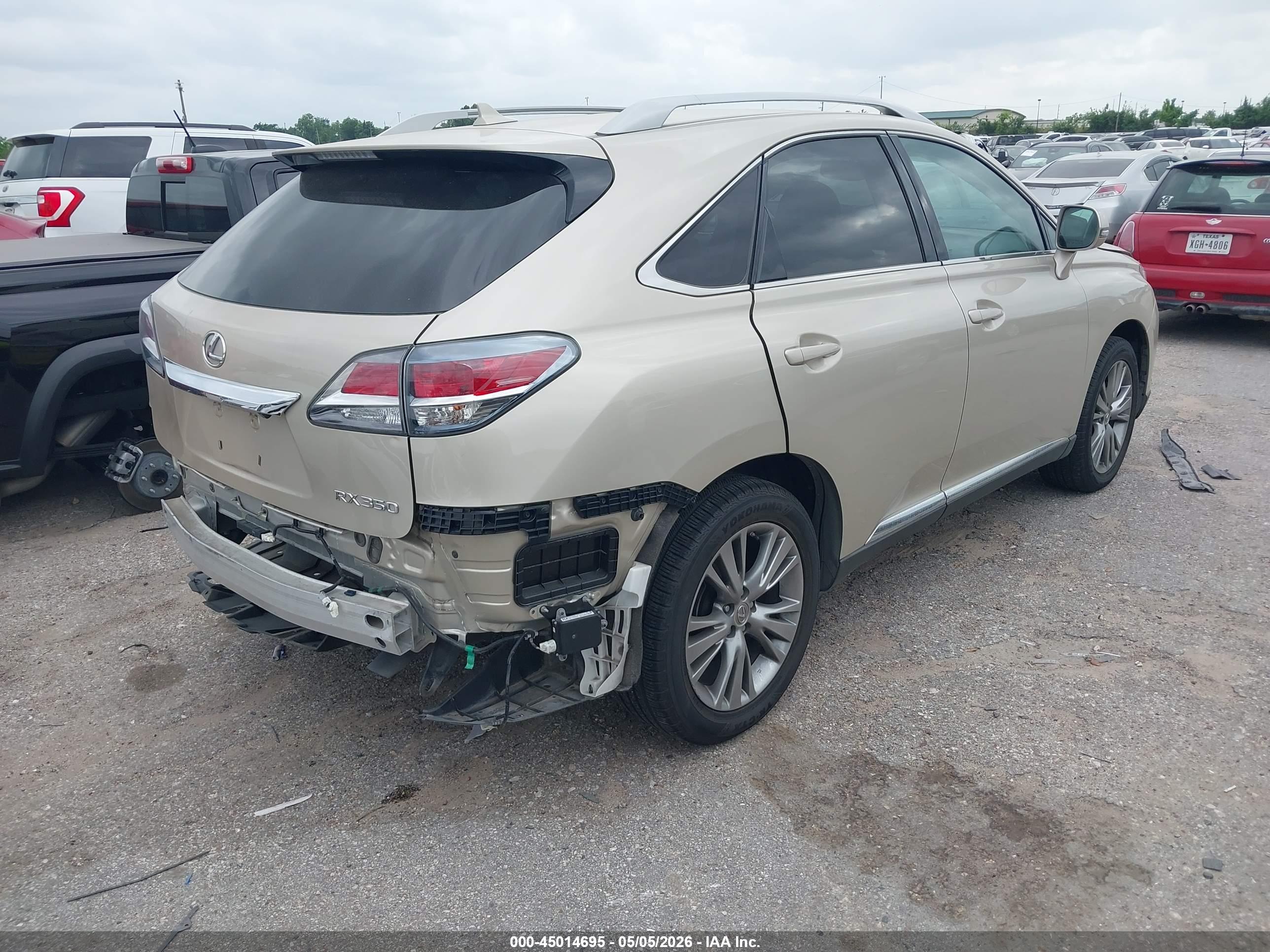 2013 LEXUS RX — VIN 2T2ZK1BA7DC125632 — photo 4