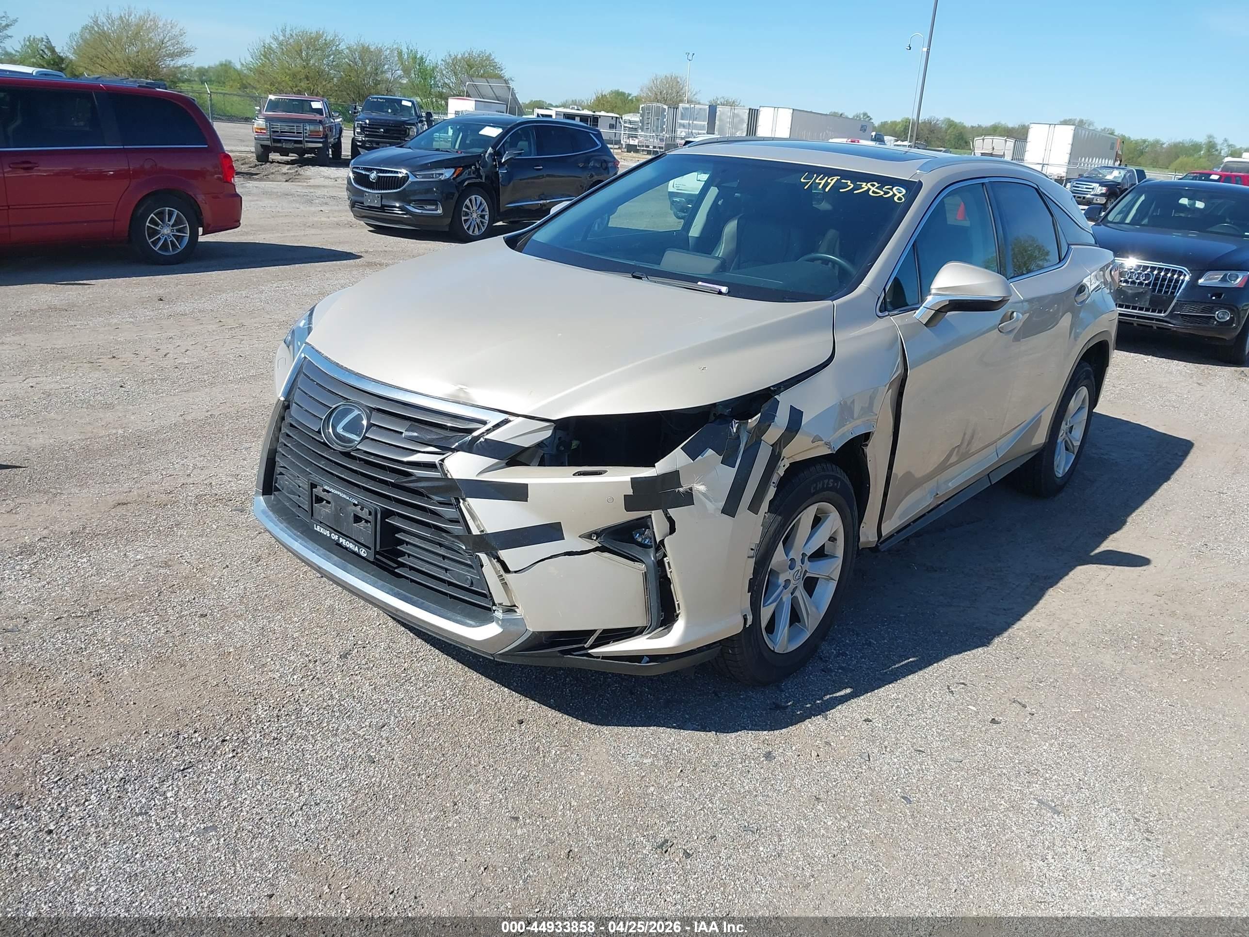 2017 LEXUS RX — VIN 2T2BZMCA1HC080433 — photo 2