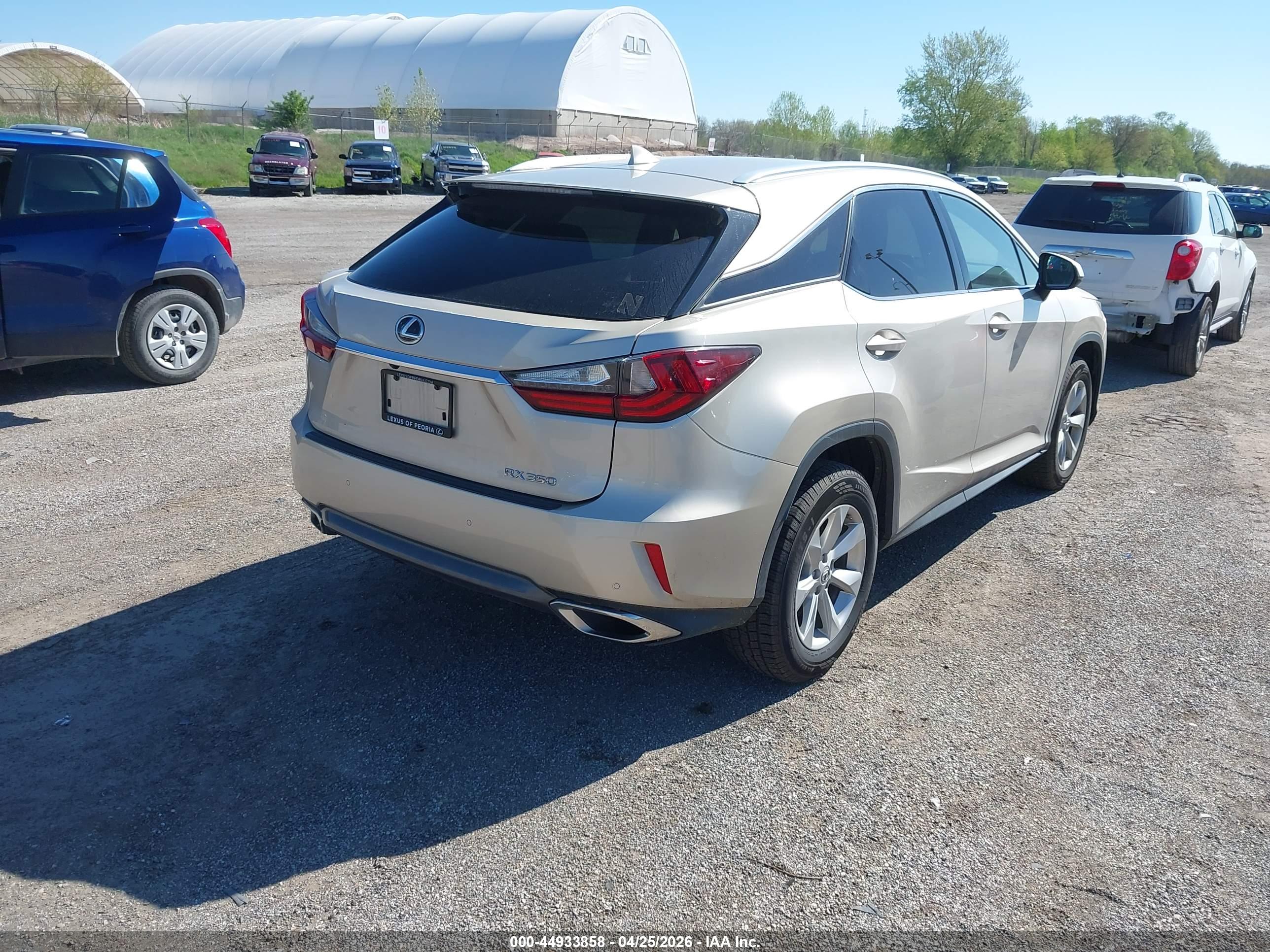 2017 LEXUS RX — VIN 2T2BZMCA1HC080433 — photo 4