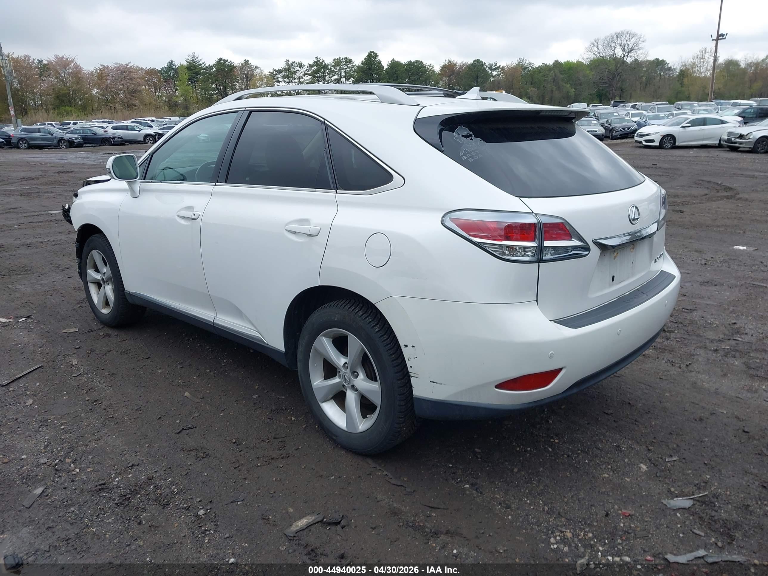 2013 LEXUS RX — VIN 2T2BK1BA0DC224827 — photo 3